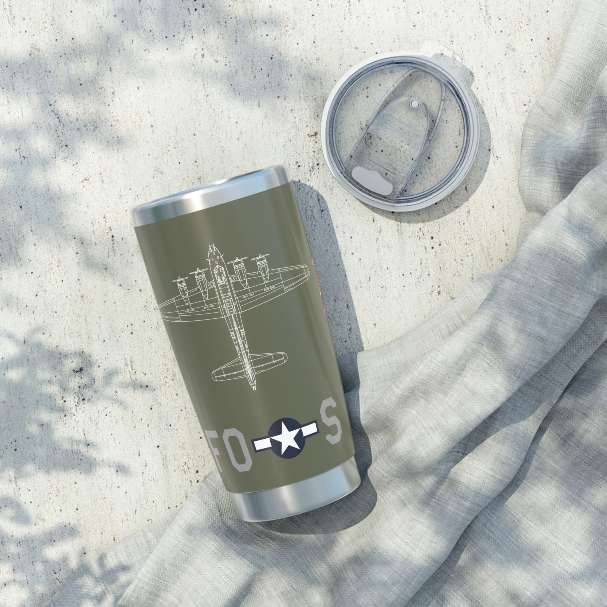 B-17 "Ye Olde Pub" Inspired 20oz (590ml) Stainless Steel Tumbler - I Love a Hangar