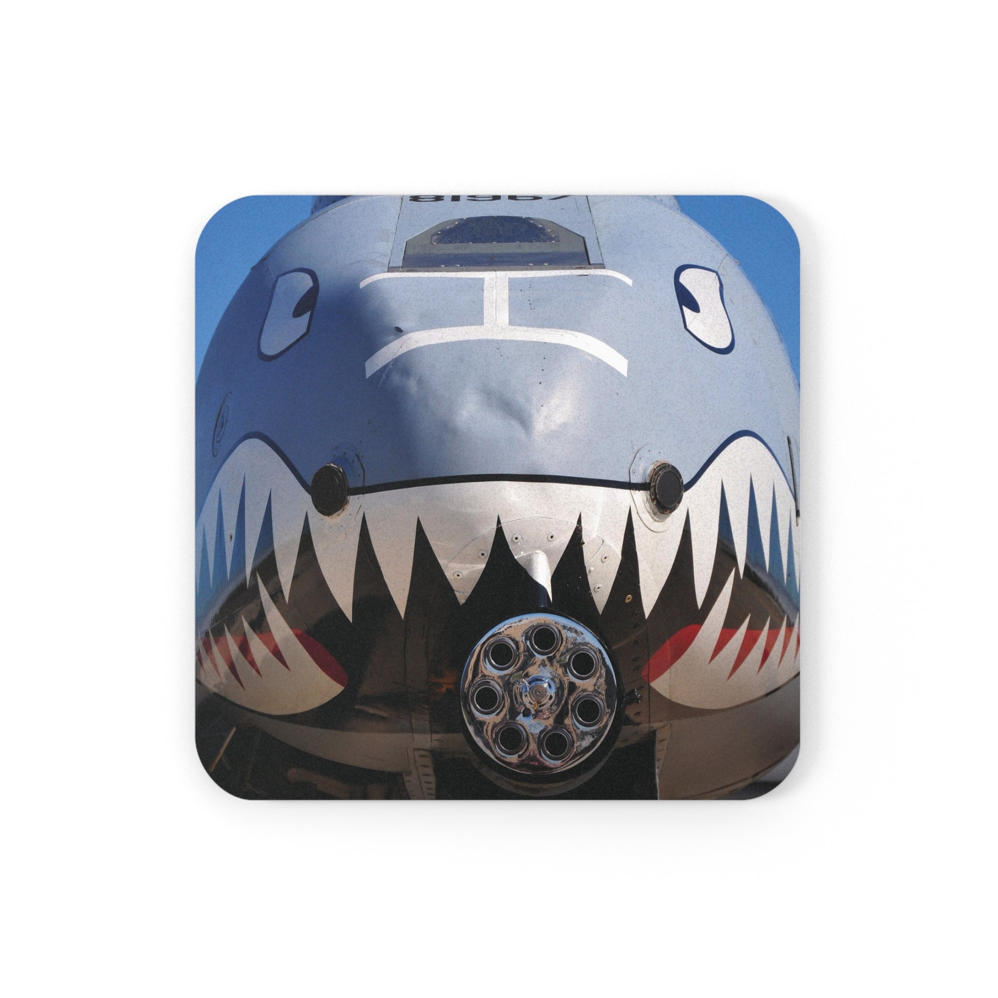 A-10 Thunderbolt II Cork Back Coaster - I Love a Hangar