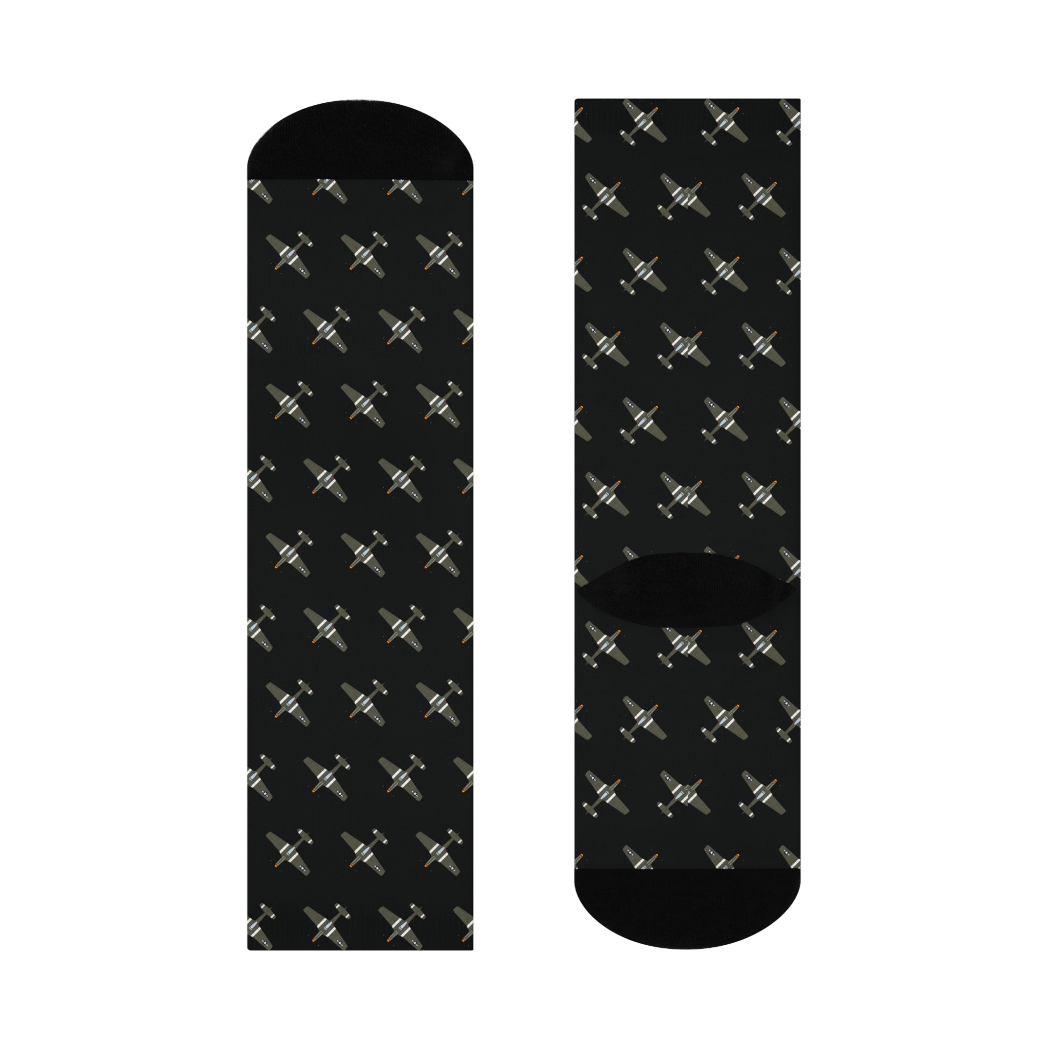 P-51 Mustang Cushioned Crew Socks