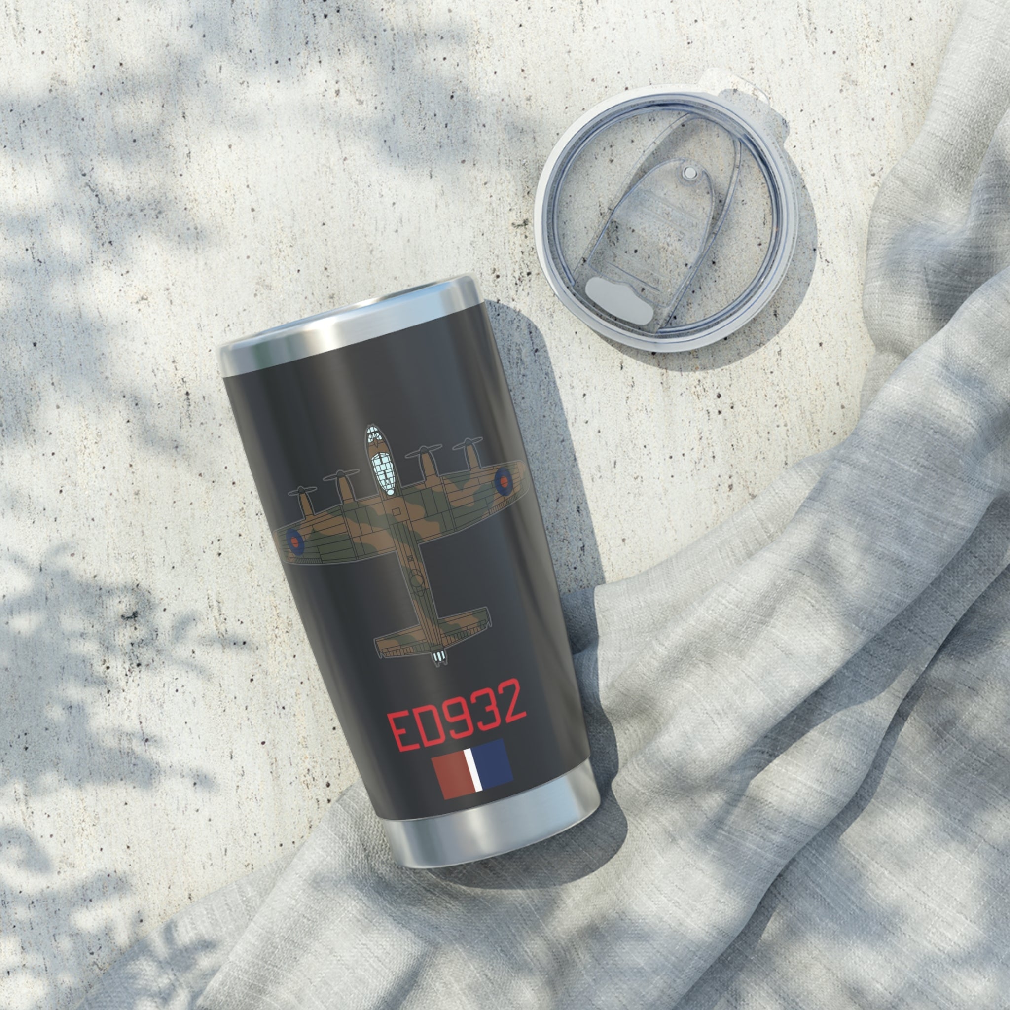 Lancaster "AJ-G" Inspired 20oz (590ml) Stainless Steel Tumbler - I Love a Hangar