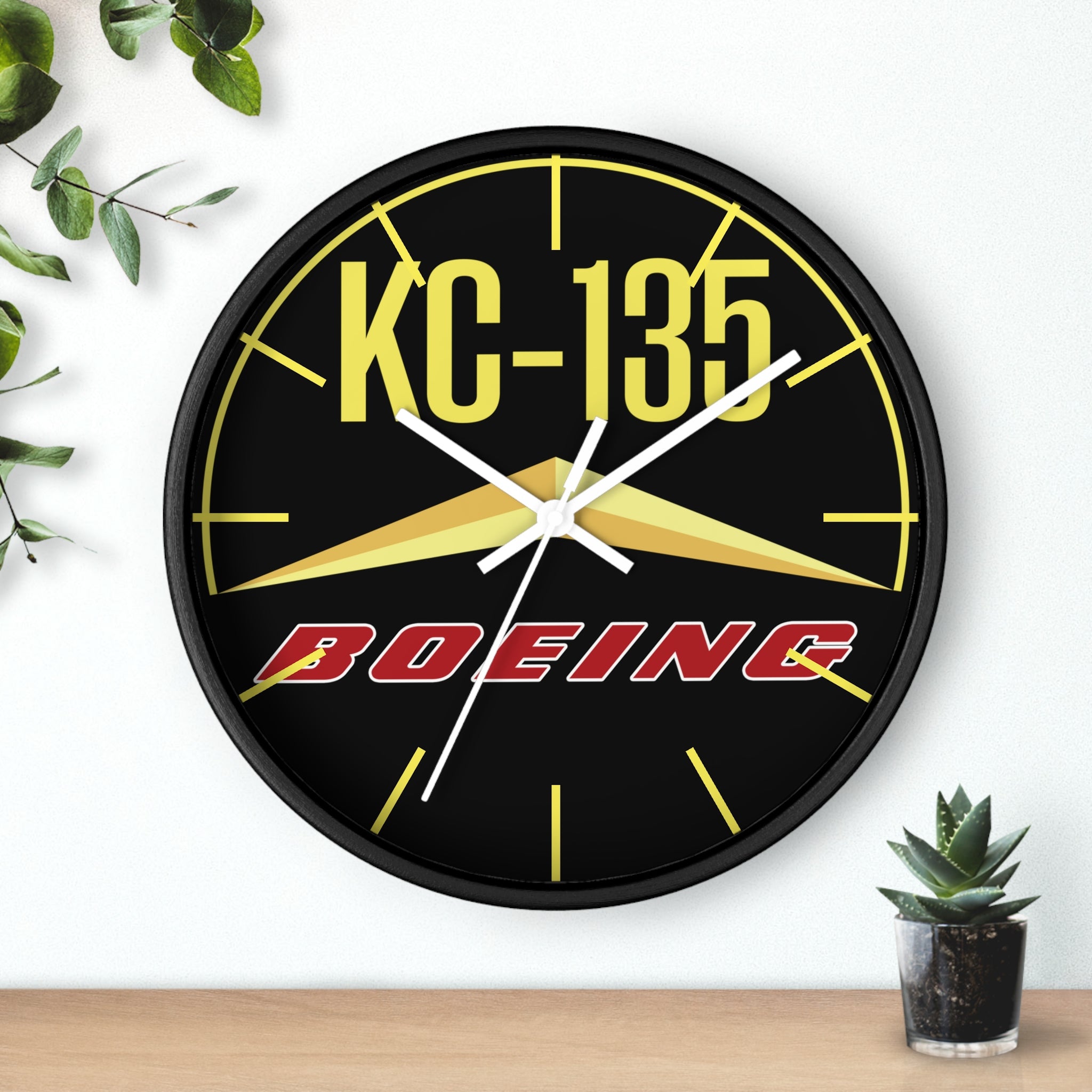 KC-135 Yoke Cap Wall Clock - I Love a Hangar