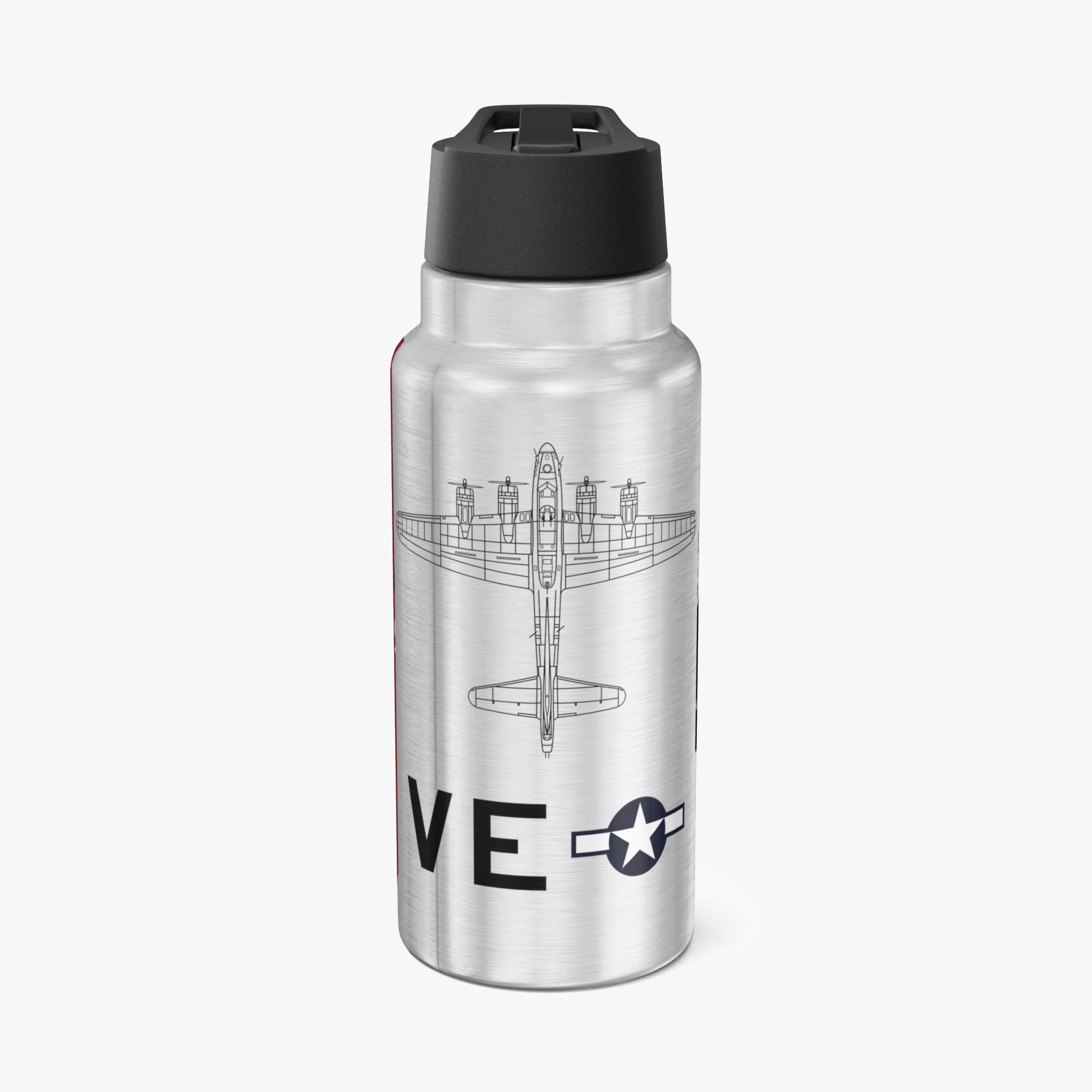 B-17 "Sleepy Time Gal" Tumbler, 32oz (950ml) - I Love a Hangar