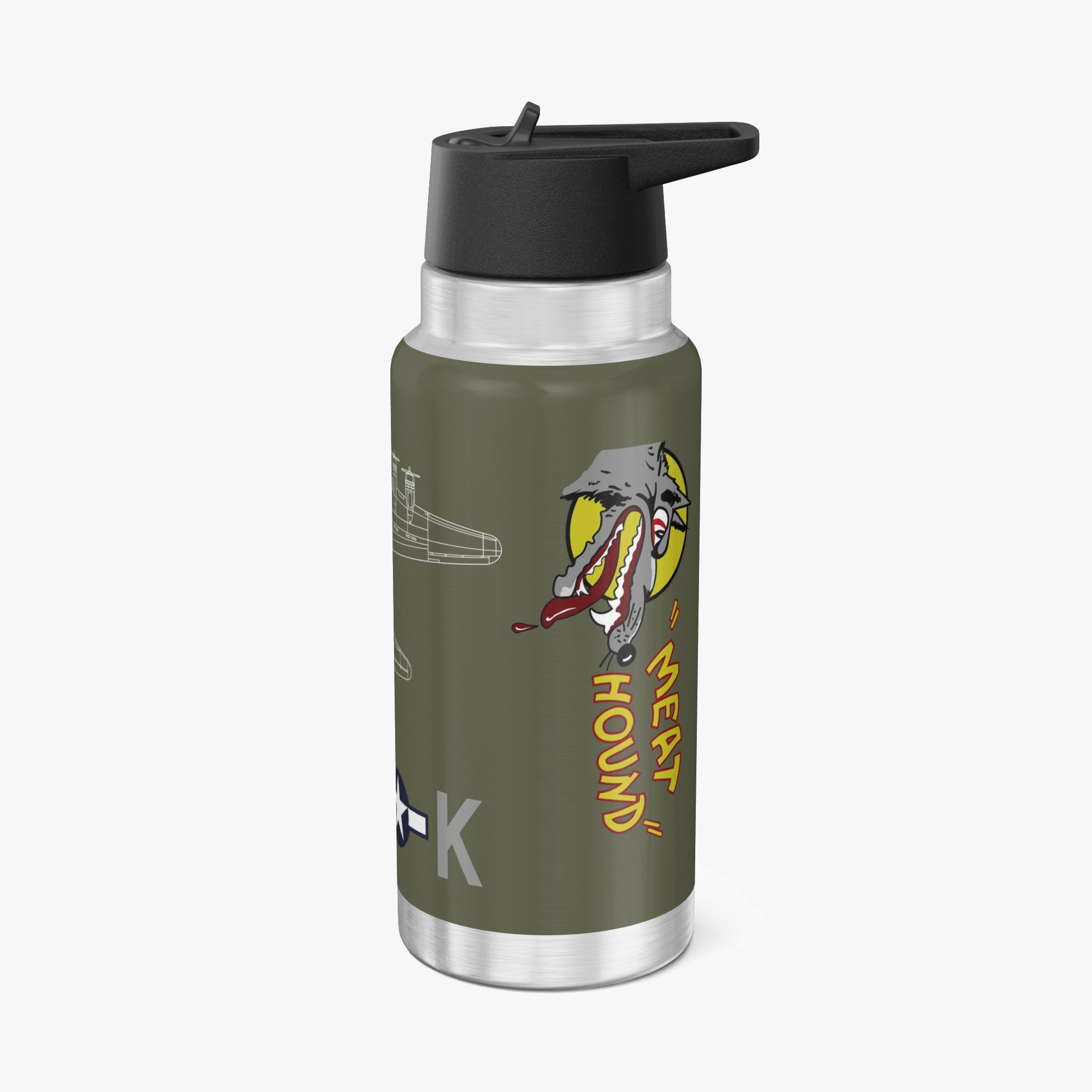 B-17 "Meat Hound" Tumbler, 32oz (950ml) - I Love a Hangar