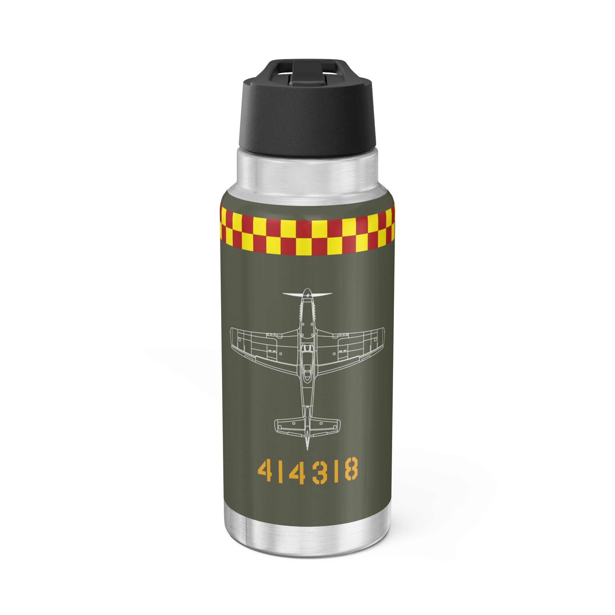P-51 "Frenesi" Inspired Tumbler, 32oz (950ml) - I Love a Hangar