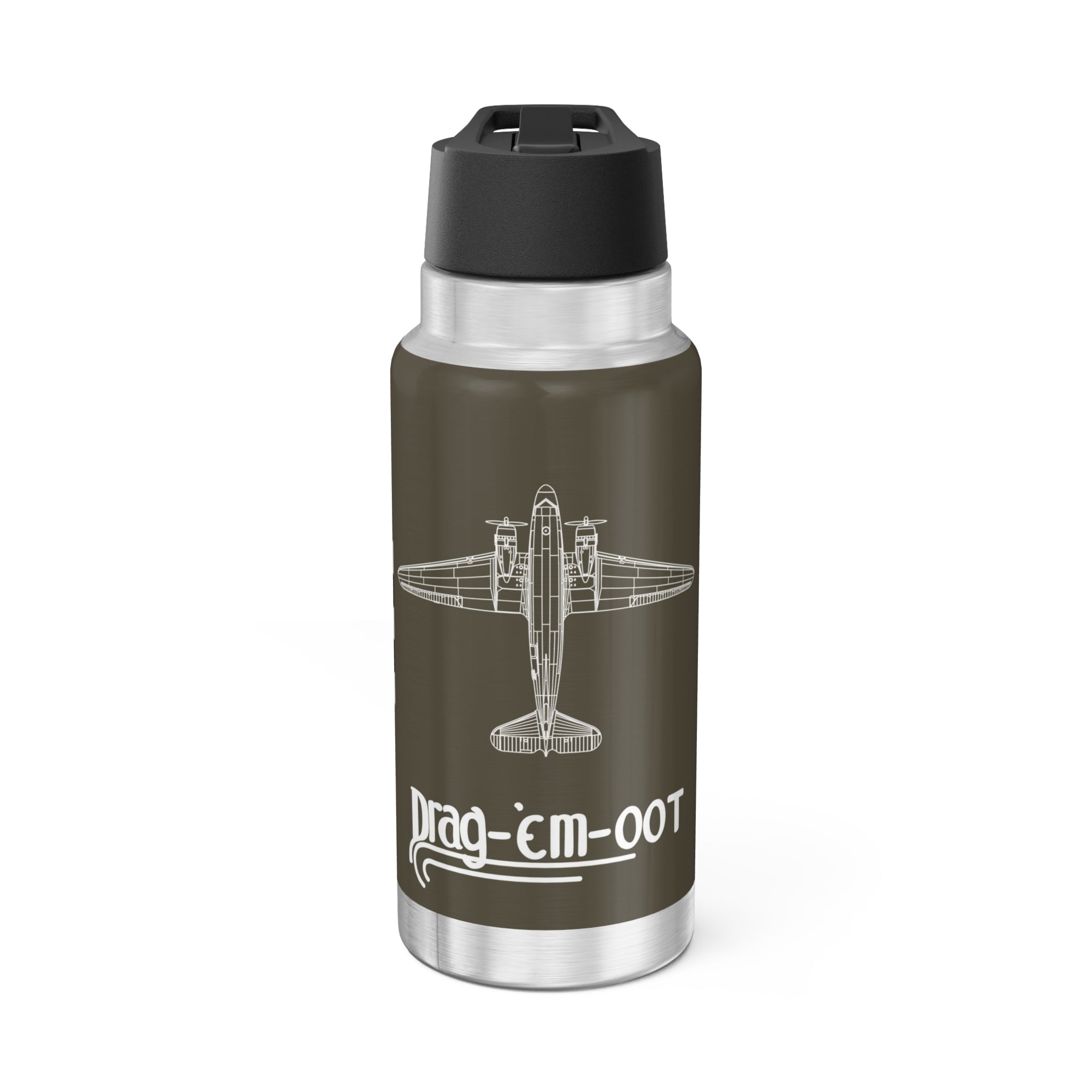 C-47 "Drag-'Em-Oot" Tumbler, 32oz (950ml) - I Love a Hangar