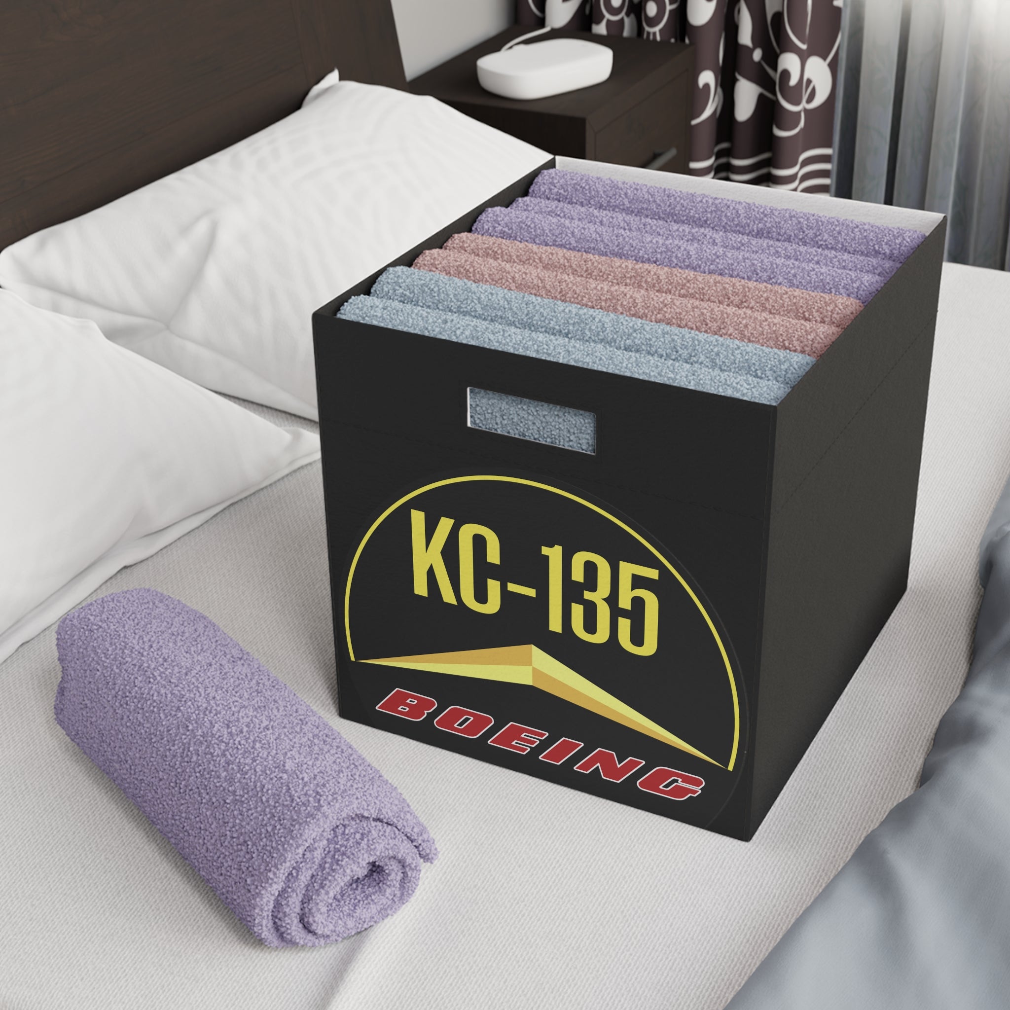 KC135 Inspired Felt Storage Box - I Love a Hangar
