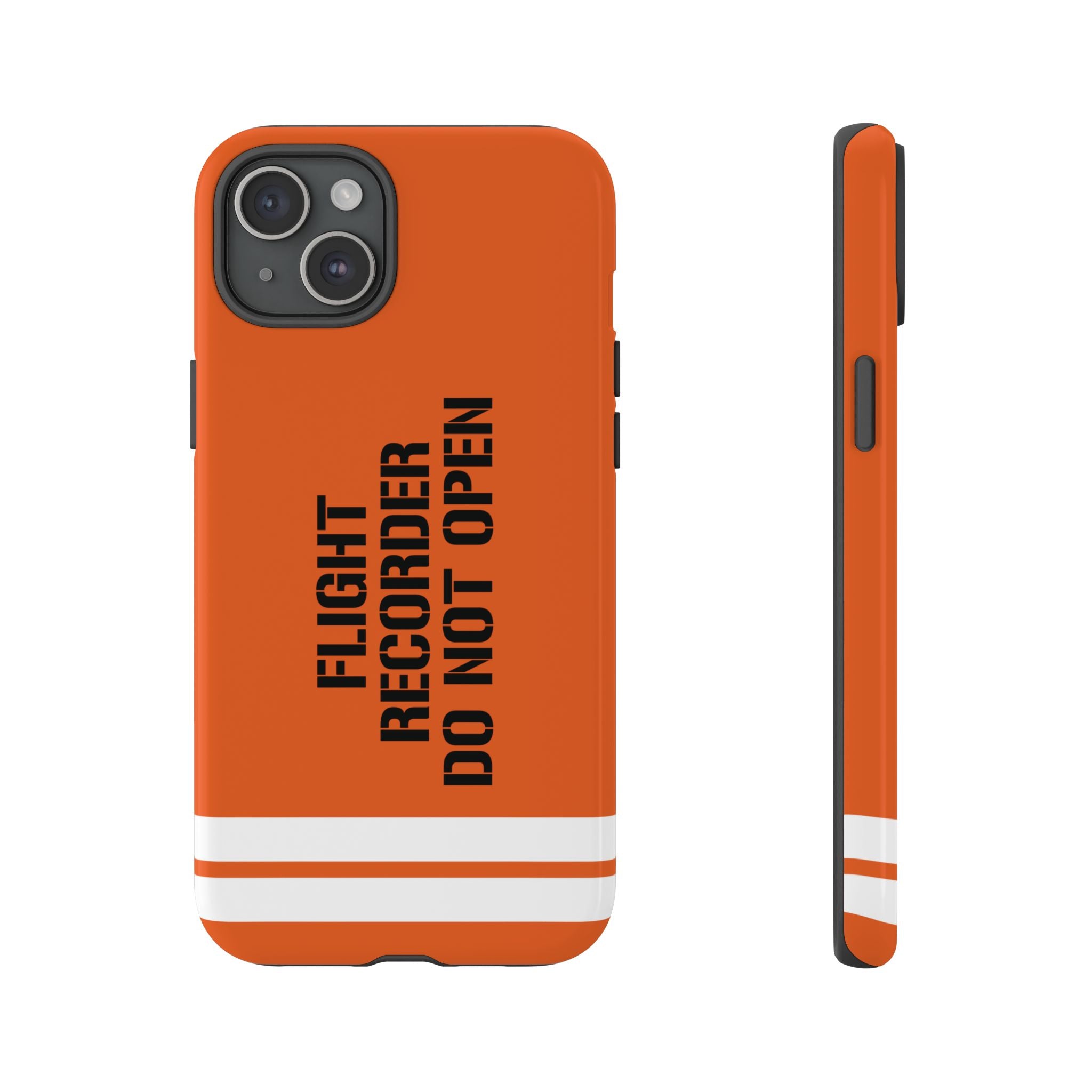 Flight Data Recorder Style Tough Phone Cases for iPhone