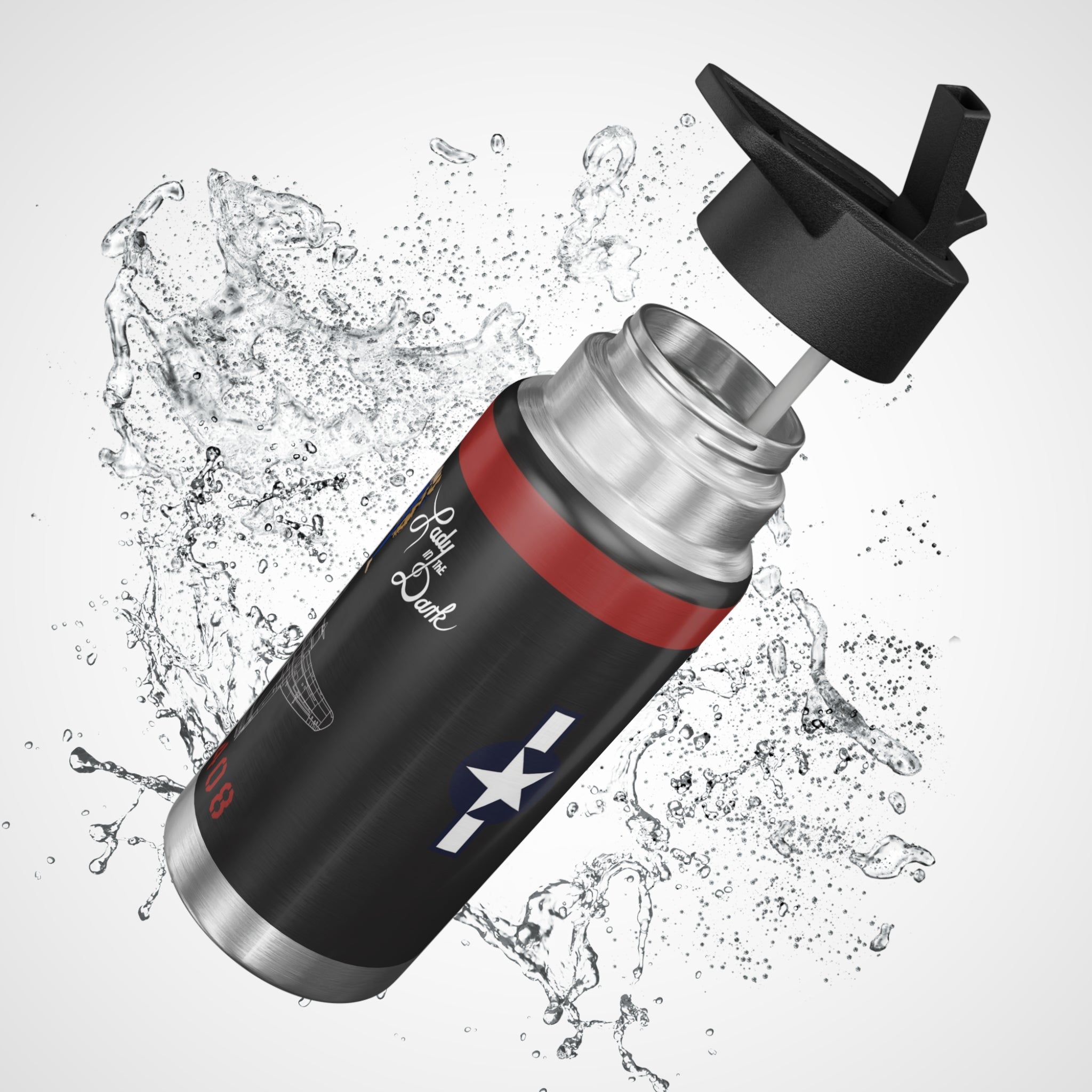 P-61 "Lady In The Dark" Tumbler, 32oz (950ml) - I Love a Hangar