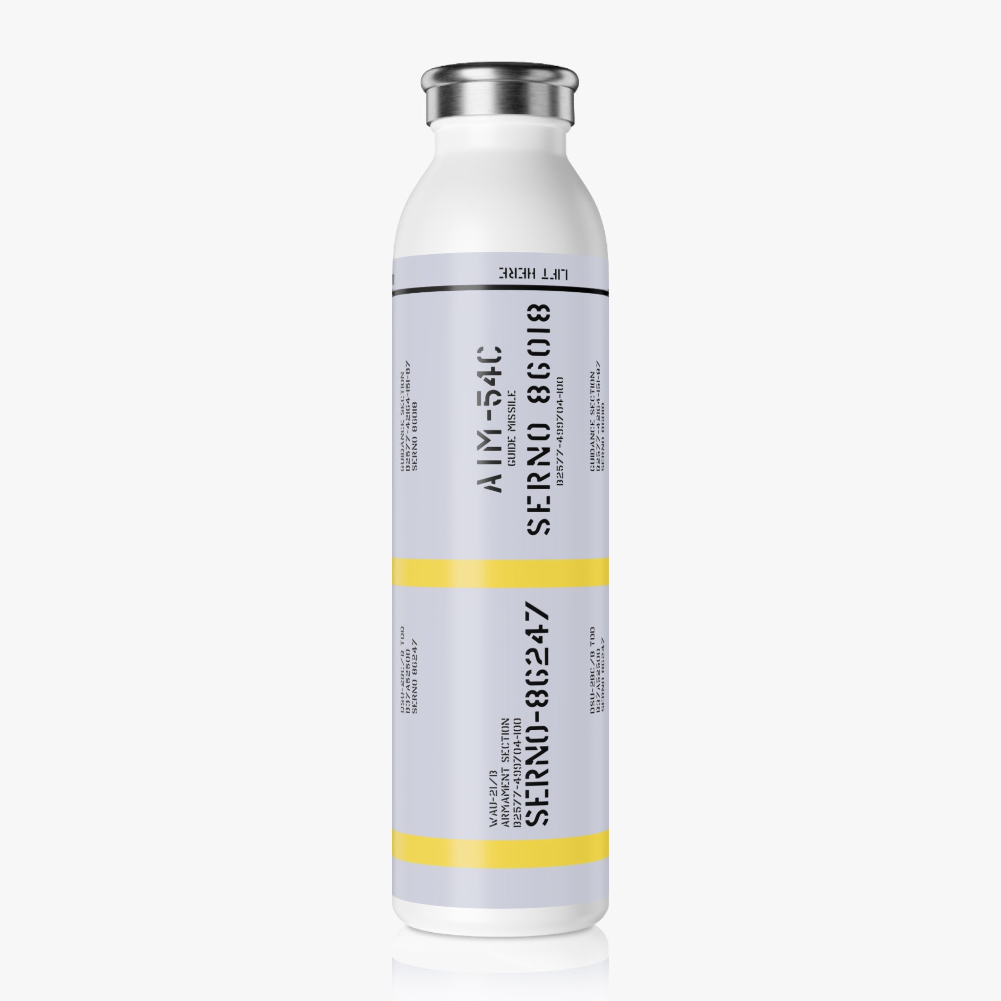 AIM-54 Missile Style Slim Water Bottle - I Love a Hangar