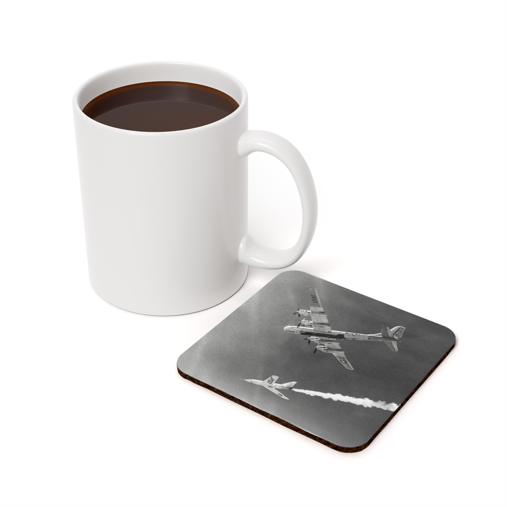 X-2 & B-50 Mothership Cork Back Coaster - I Love a Hangar