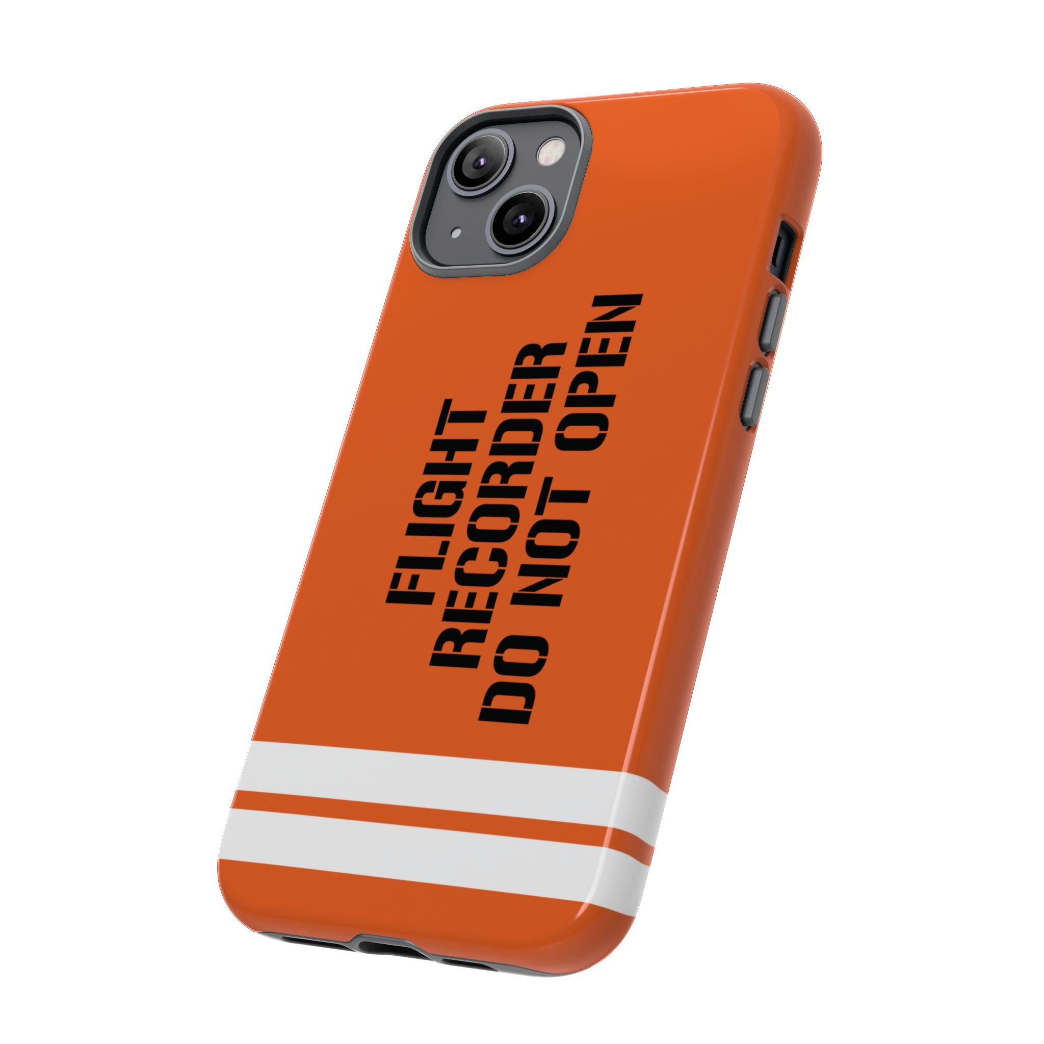 Flight Data Recorder Style Tough Phone Cases for iPhone