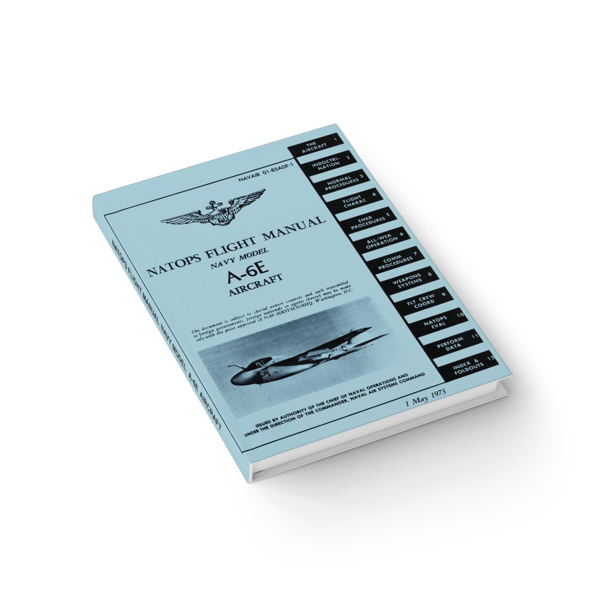 A-6 Intruder NATOPS Inspired Hardcover Journal