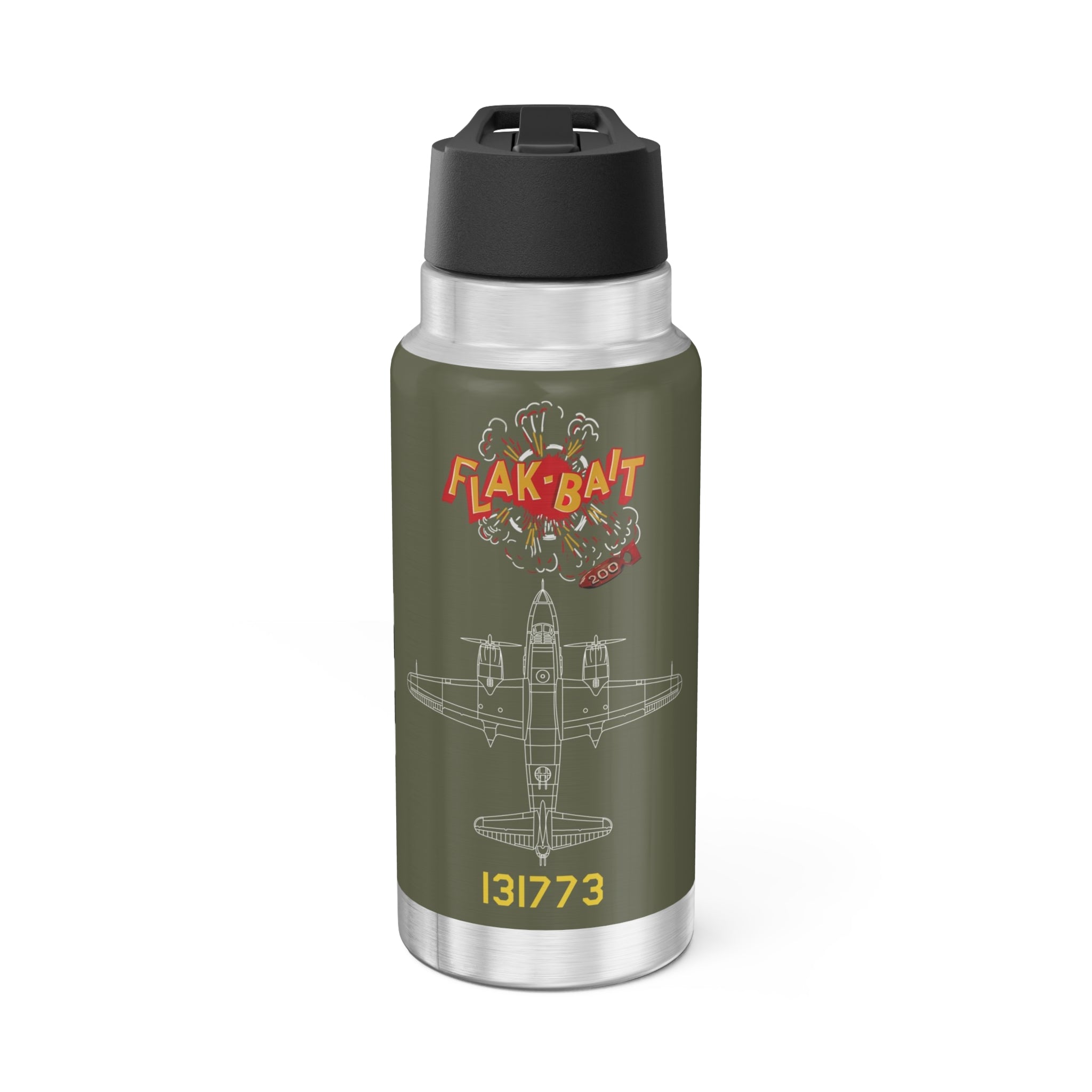 B-26 "Flak Bait" Tumbler, 32oz (950ml) - I Love a Hangar