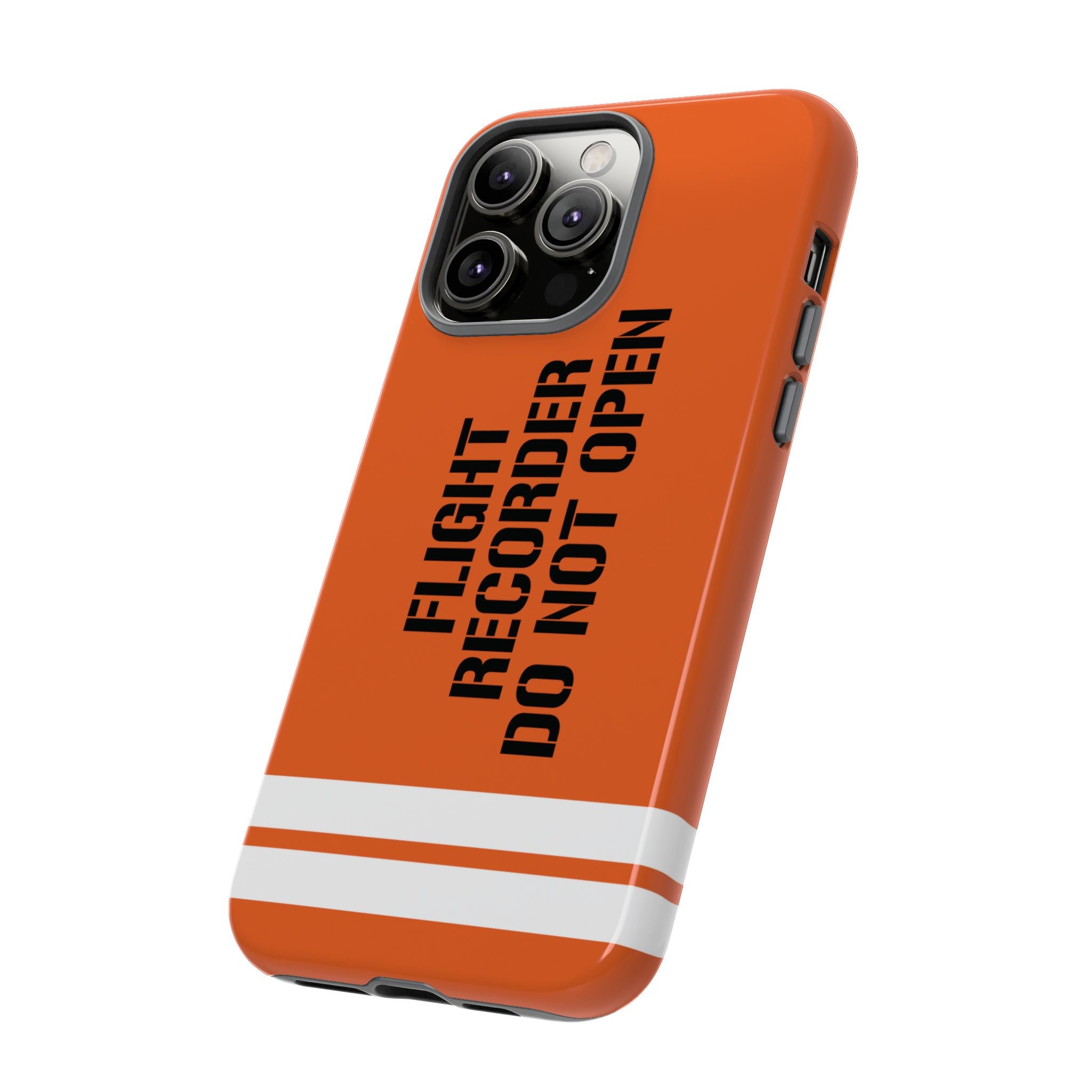Flight Data Recorder Style Tough Phone Cases for iPhone
