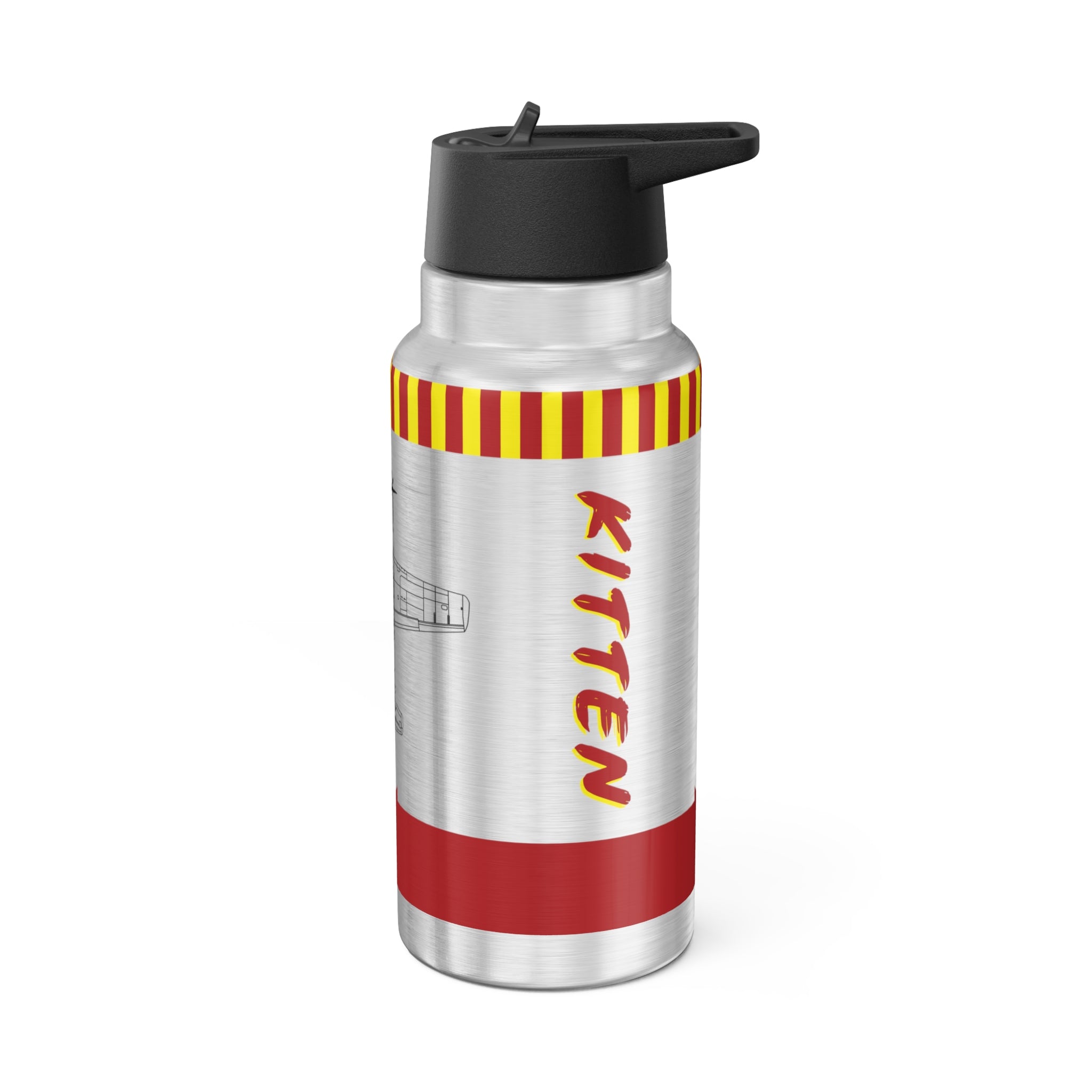 P-51 "Kitten" Inspired Tumbler, 32oz (950ml) - I Love a Hangar
