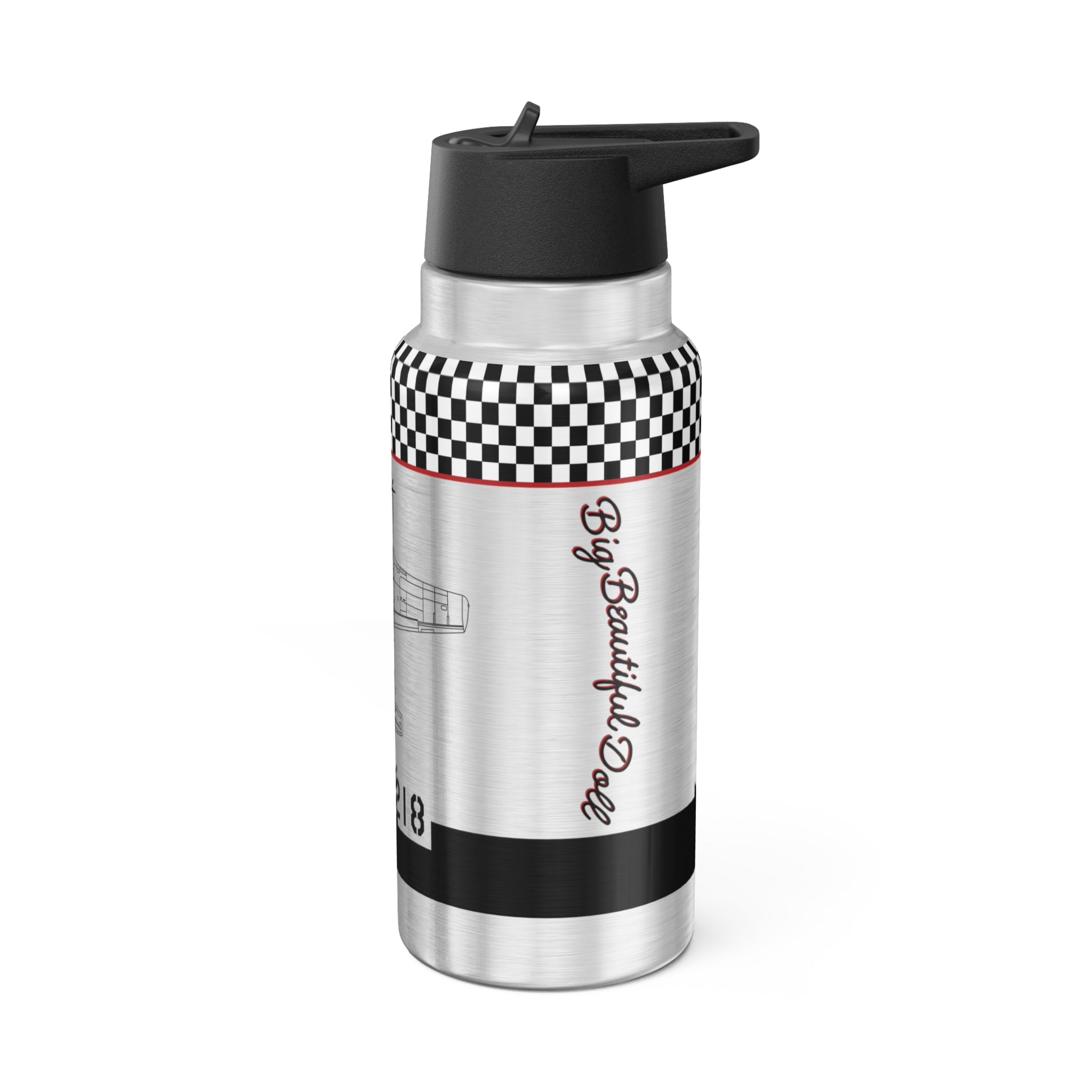 P-51 "Big Beautiful Doll" Inspired Tumbler, 32oz (950ml) - I Love a Hangar