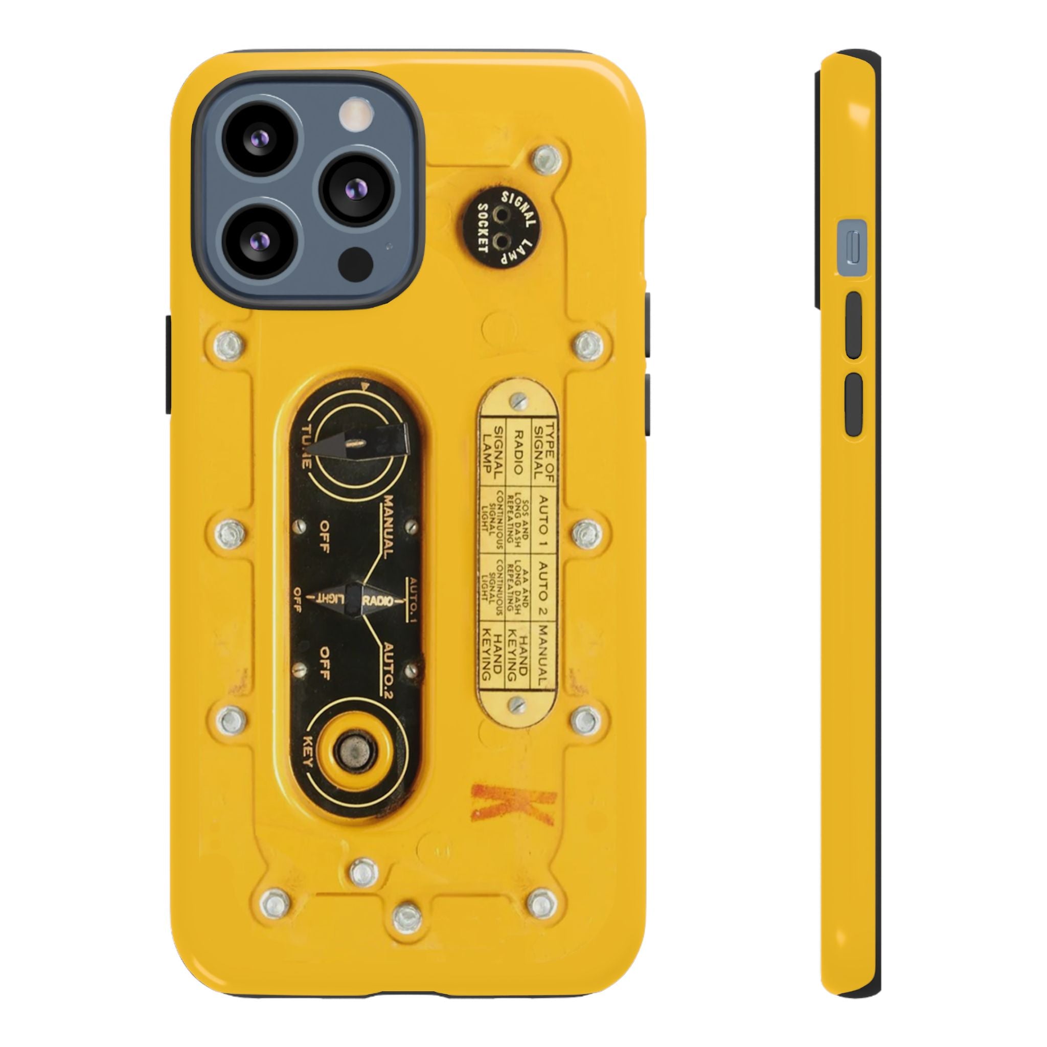 SCR-578 "Gibson Girl" Survival Radio Style Tough Phone Cases for iPhone