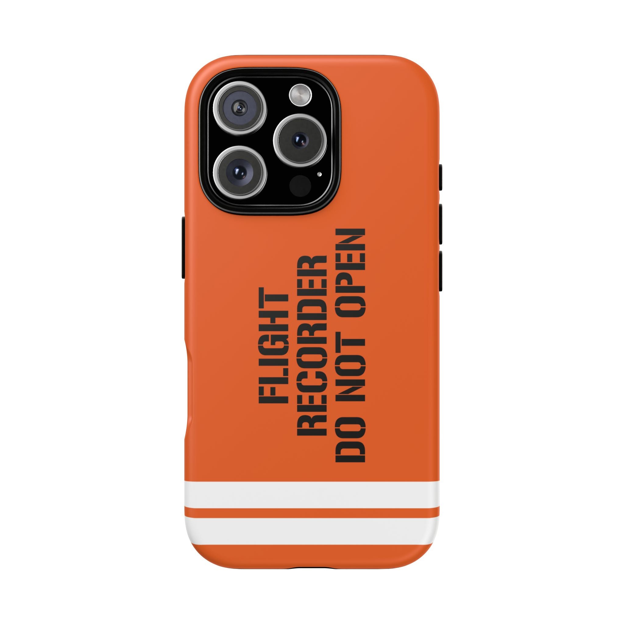 Flight Data Recorder Style Tough Phone Cases for iPhone