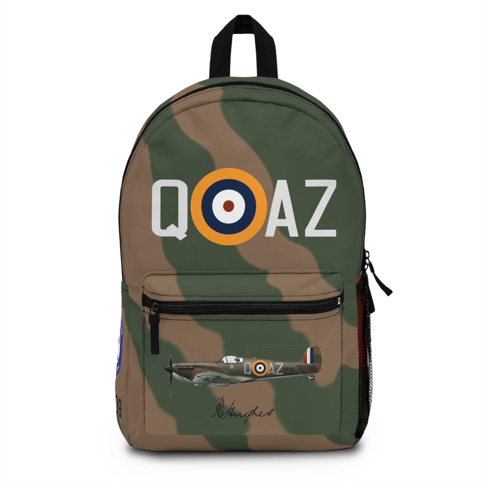 Spitfire "AZ-Q" of Pat Hughes Backpack