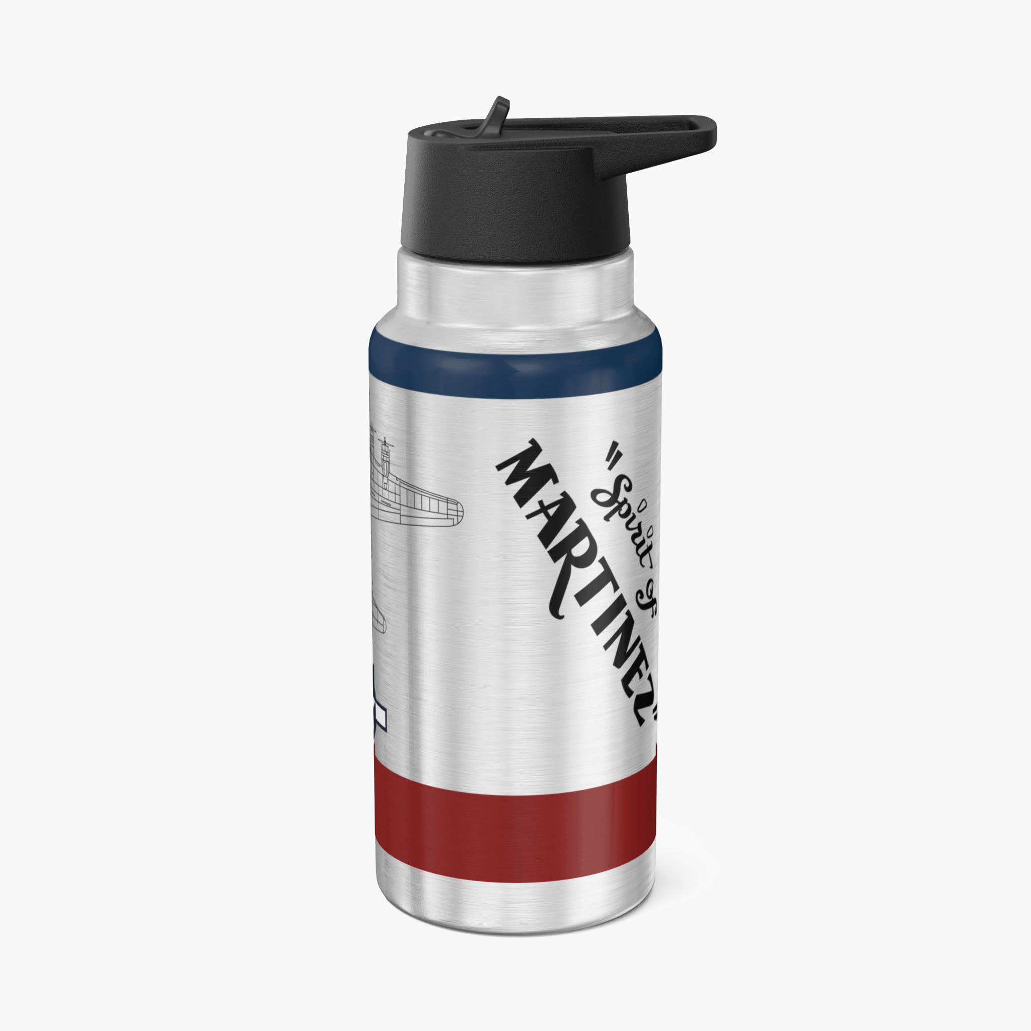 B-17 "Spirit of Martinez" Tumbler, 32oz (950ml) - I Love a Hangar
