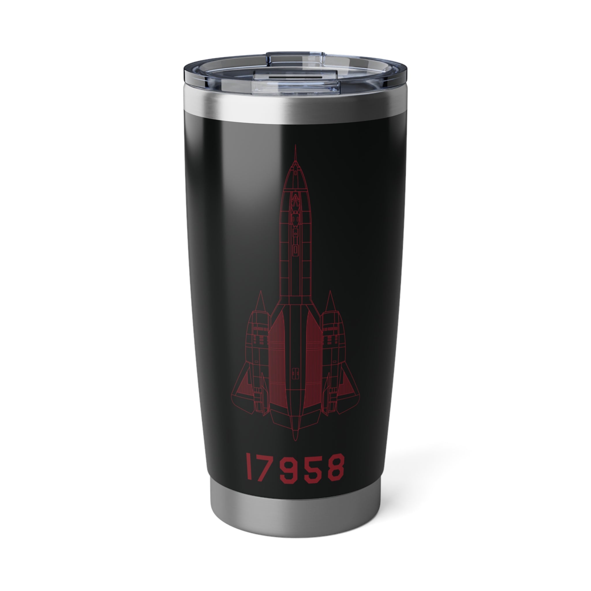SR-71 "Blackbird" (61-7958) 20oz (590ml) Stainless Steel Tumbler - I Love a Hangar