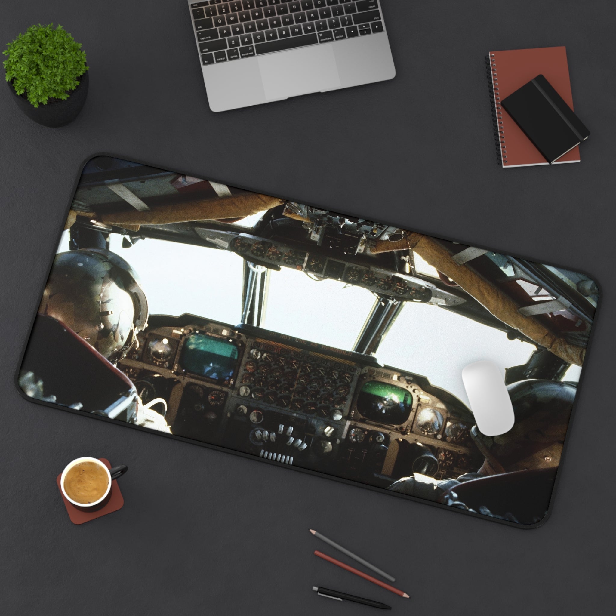 B-52 Stratofortress Cockpit Desk Mat - I Love a Hangar