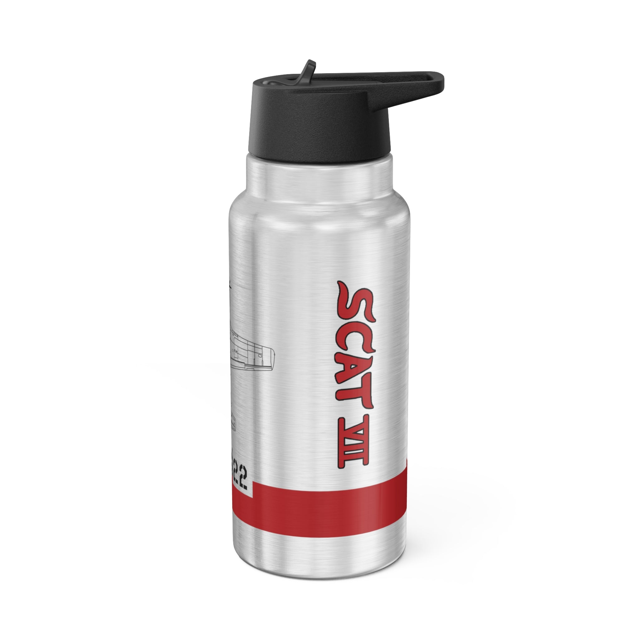 P-51 "SCAT VII" Inspired Tumbler, 32oz (950ml) - I Love a Hangar