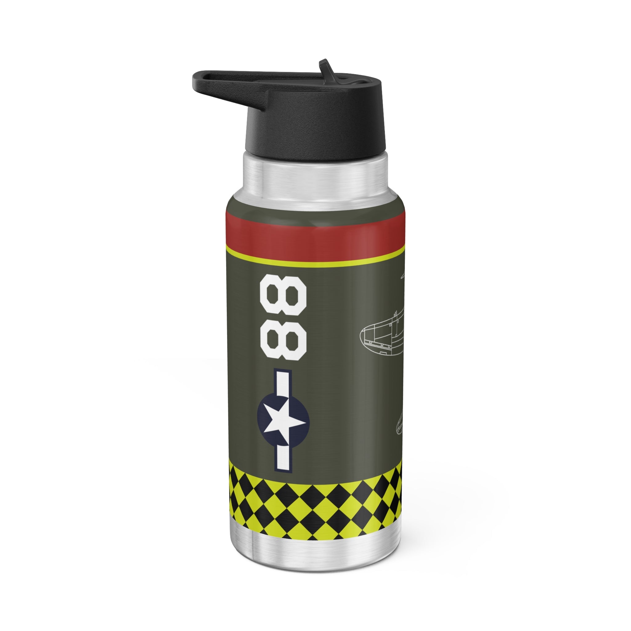 P-47 "Big Stud" Inspired Tumbler, 32oz (950ml) - I Love a Hangar