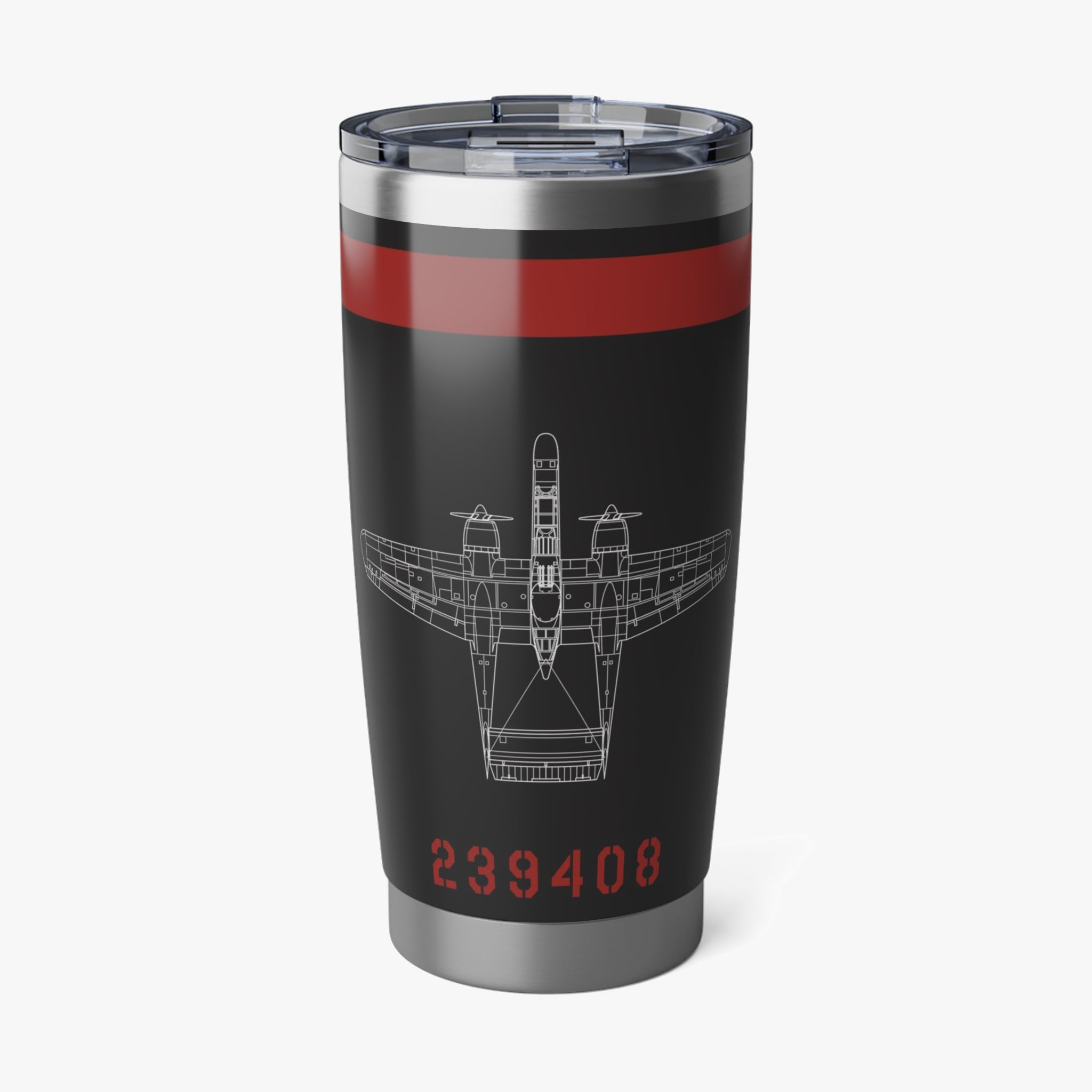 P-61 "Lady In The Dark" Inspired 20oz (590ml) Stainless Steel Tumbler - I Love a Hangar