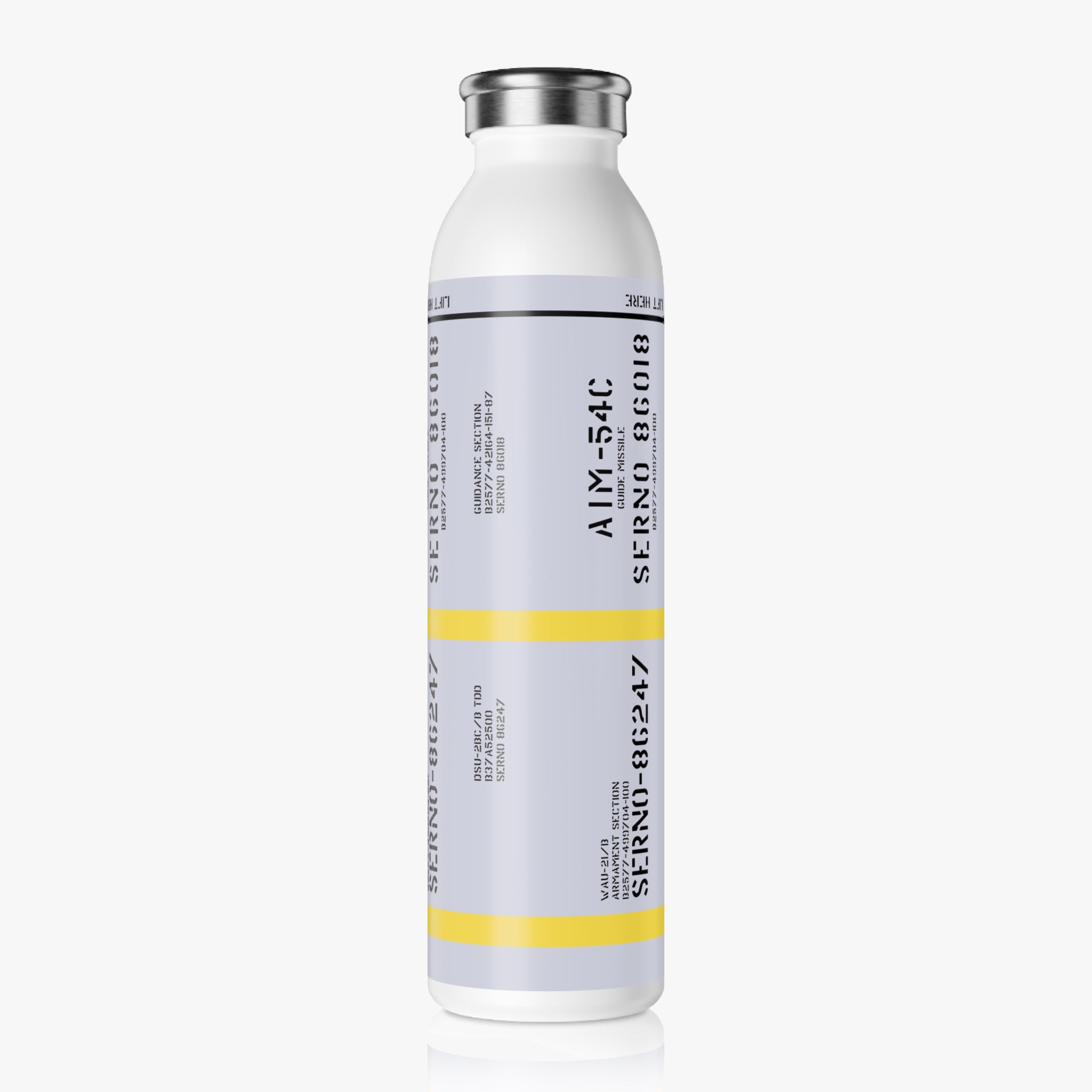 AIM-54 Missile Style Slim Water Bottle - I Love a Hangar