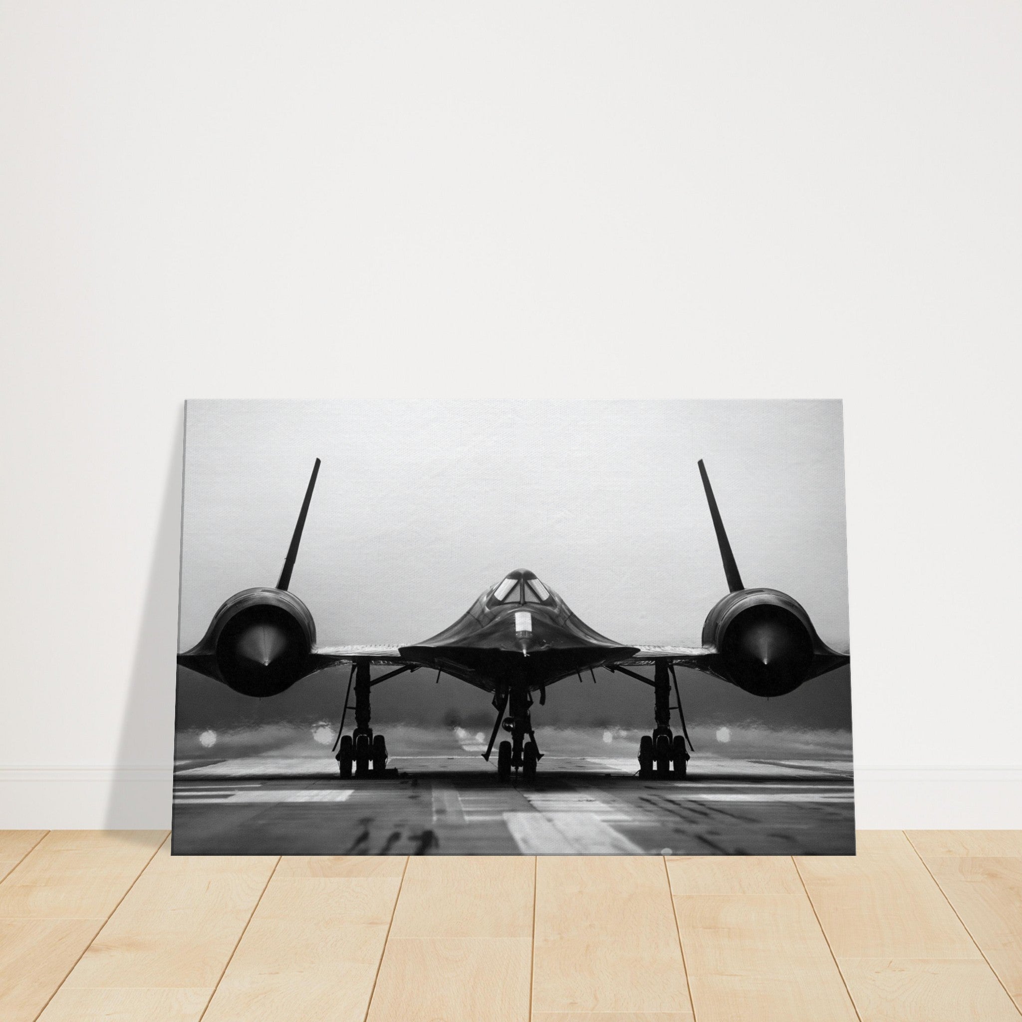 SR-71 "Blackbird" Front View on Canvas - I Love a Hangar