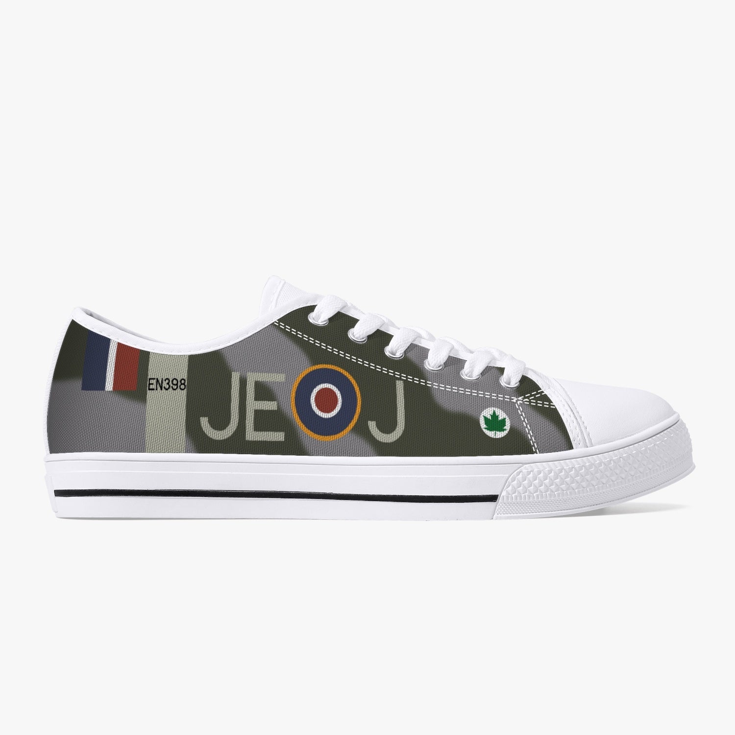 Spitfire "JE-J" (EN398) Low Top Canvas Shoes - I Love a Hangar