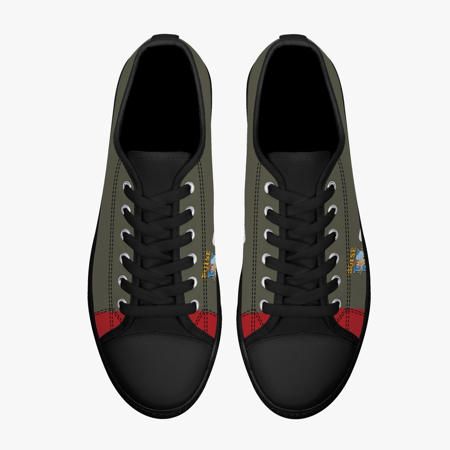 P-51 "Boise Bee" Low Top Canvas Shoes - I Love a Hangar