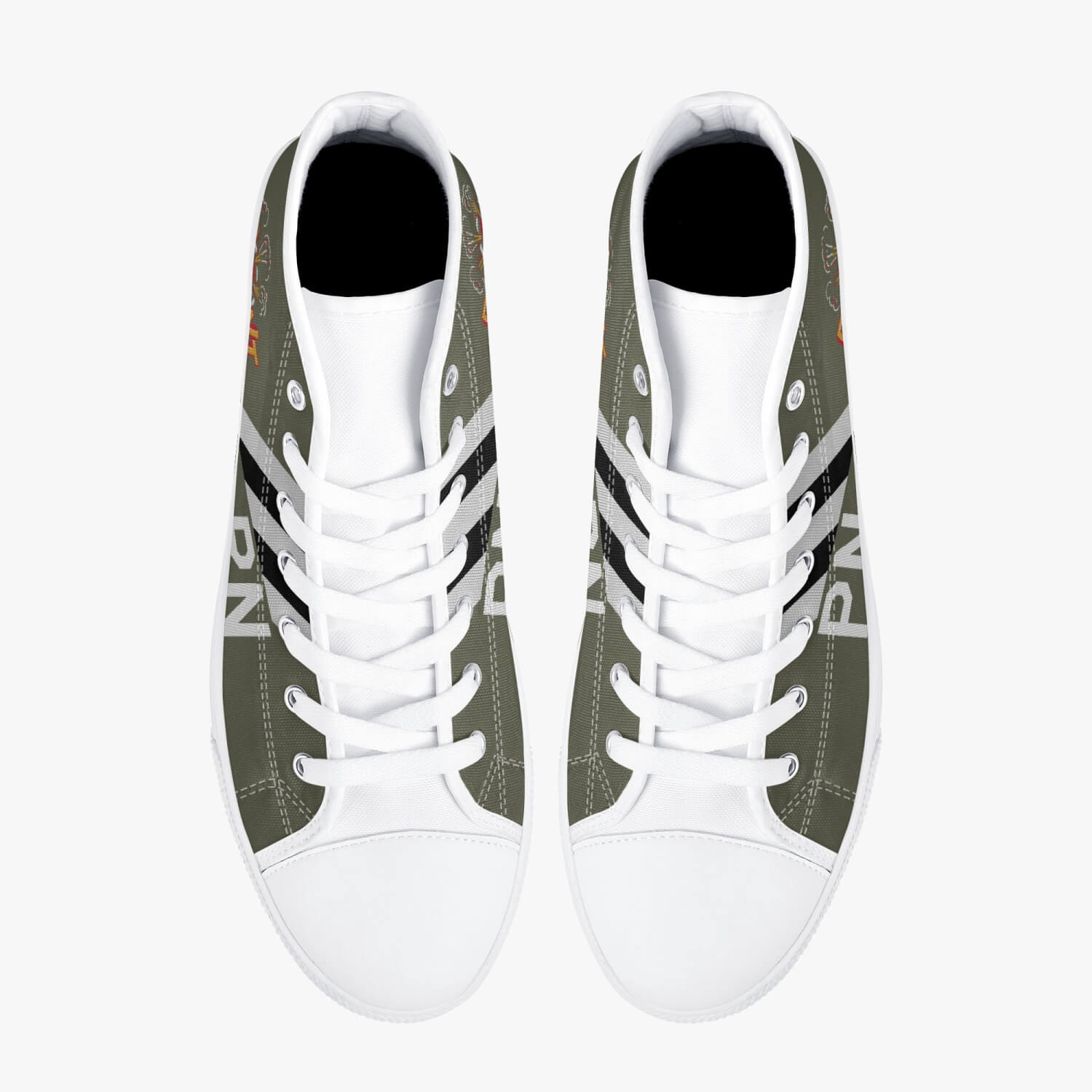 B-26 "Flak-Bait" High Top Canvas Shoes - I Love a Hangar