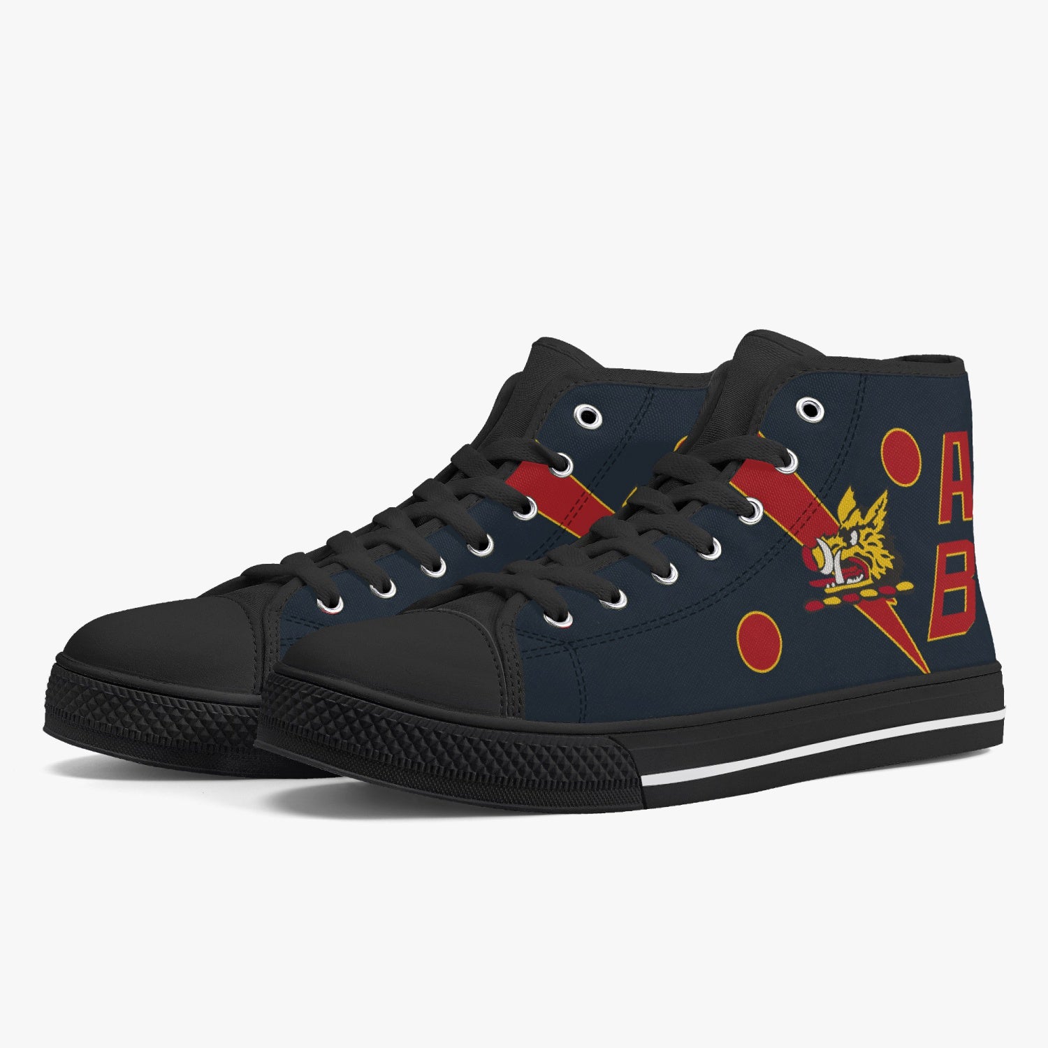 VFA-11 "Red Rippers" High Top Canvas Shoes - I Love a Hangar
