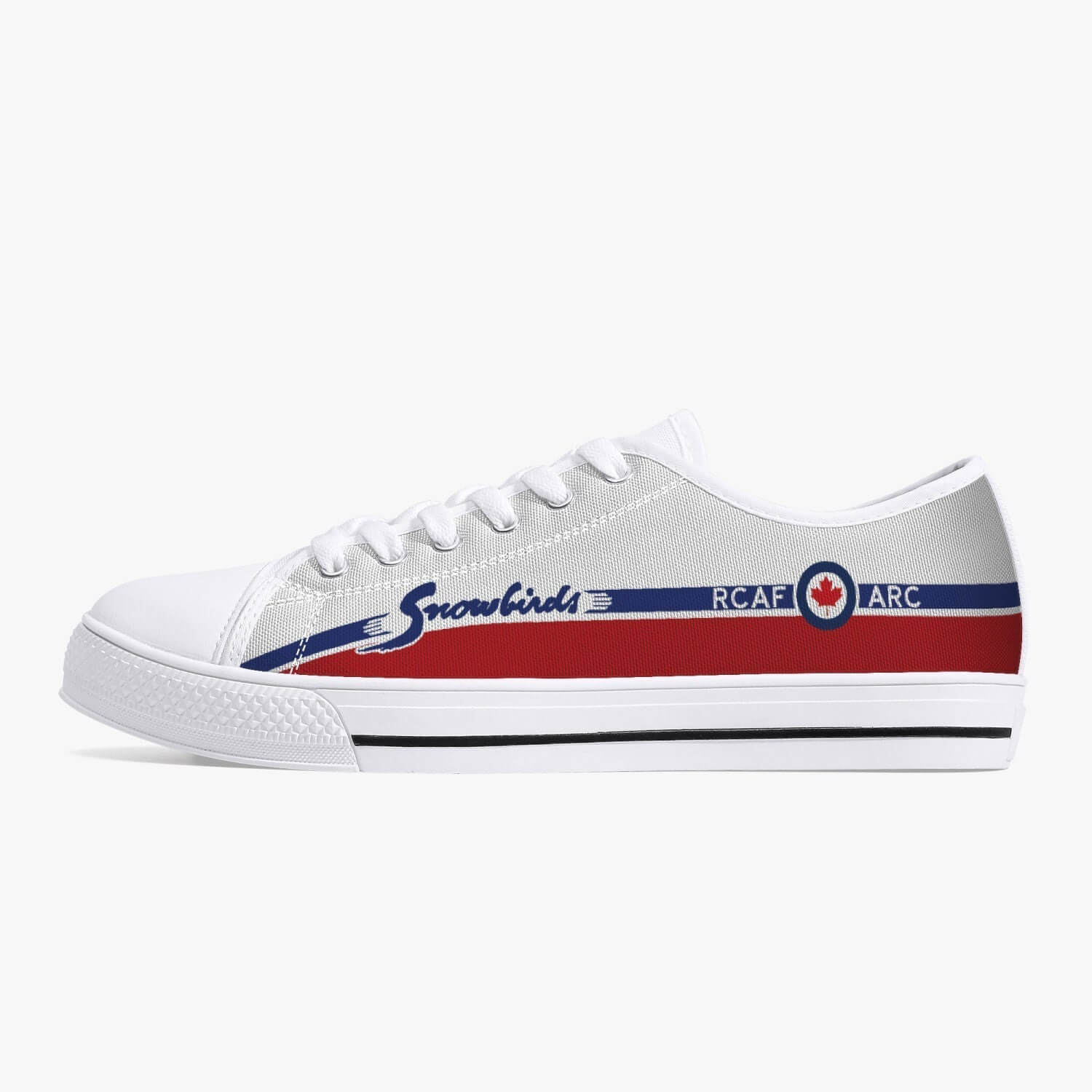 "Snowbirds" Low Top Canvas Shoes - I Love a Hangar