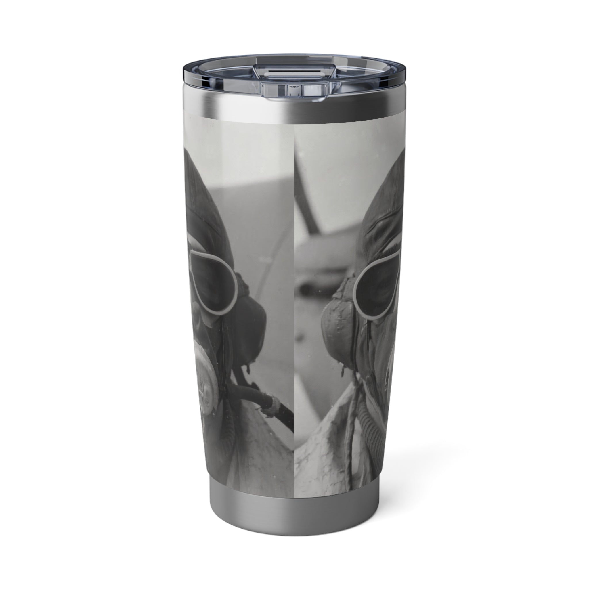 WWII Fighter Pilot 20oz (590ml) Stainless Steel Tumbler - I Love a Hangar