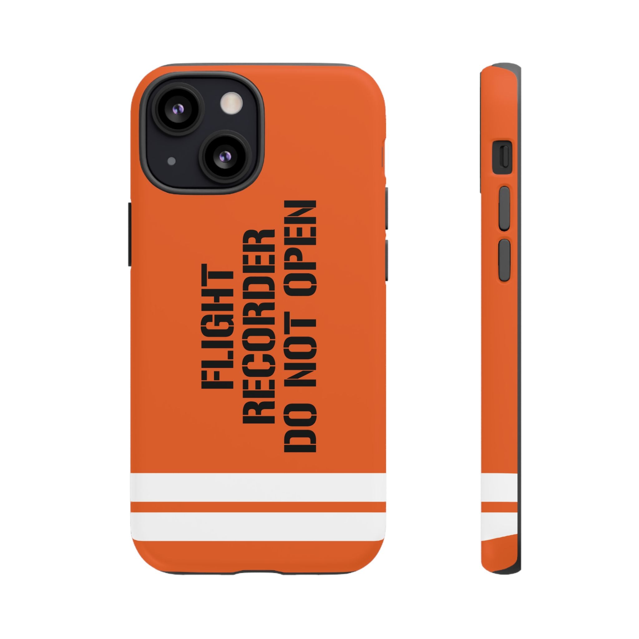 Flight Data Recorder Style Tough Phone Cases for iPhone
