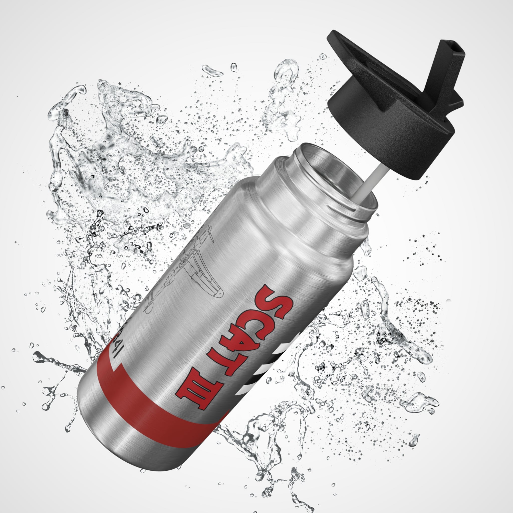 P-38 "SCAT III" Inspired Tumbler, 32oz (950ml) - I Love a Hangar