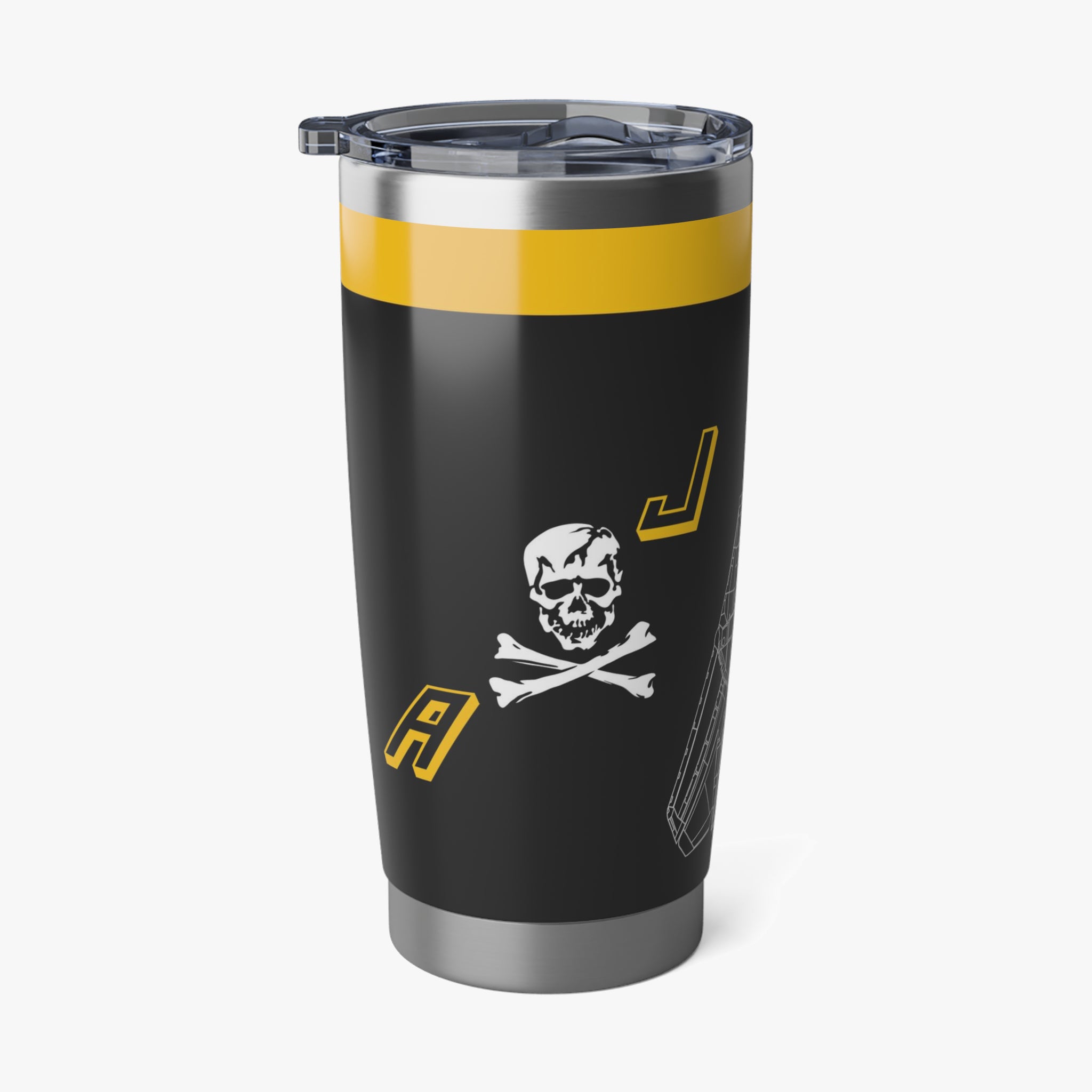 VF-84 "Jolly Rogers" Inspired 20oz (590ml) Stainless Steel Tumbler - I Love a Hangar