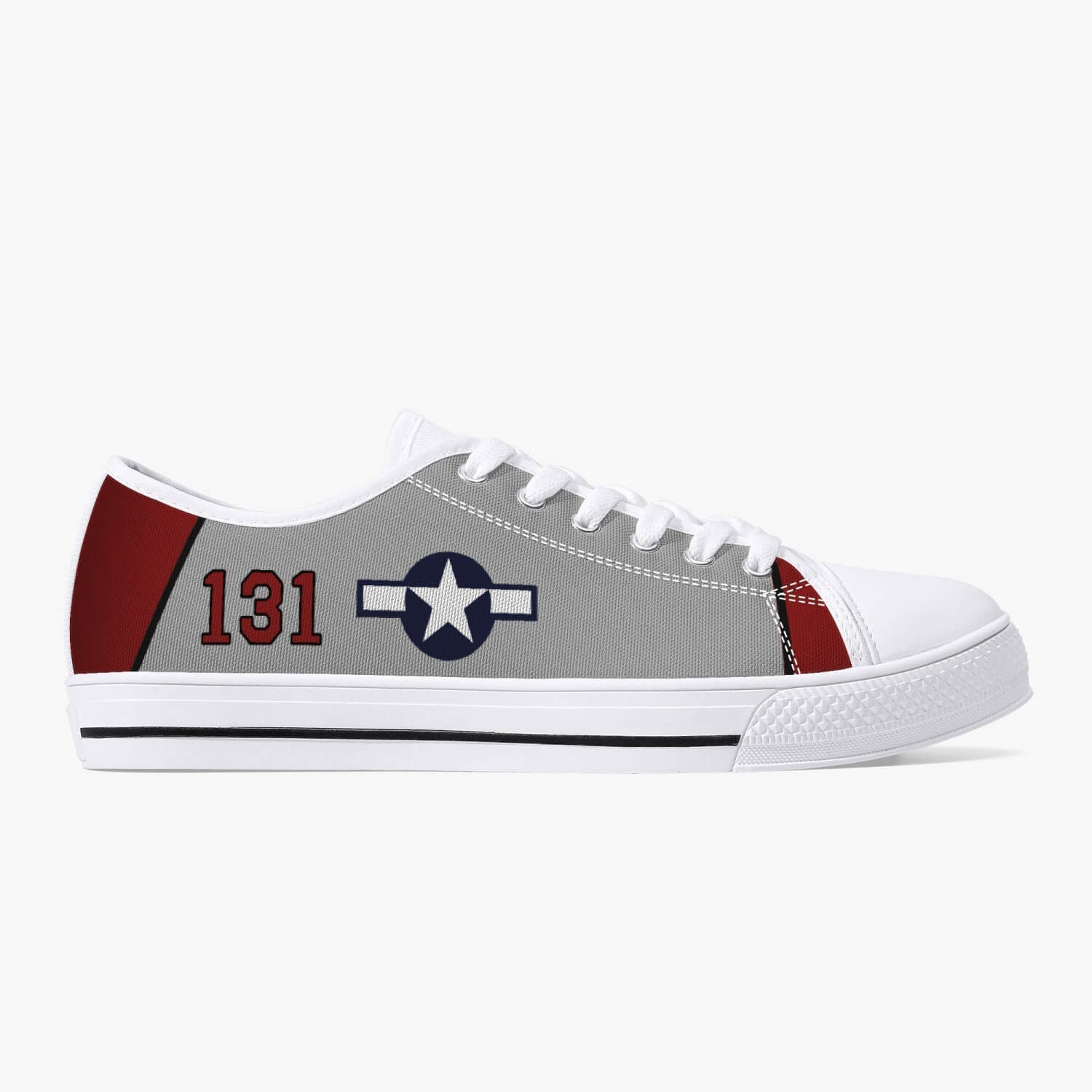 P-38 "Pudgy V" Low Top Canvas Shoes - I Love a Hangar