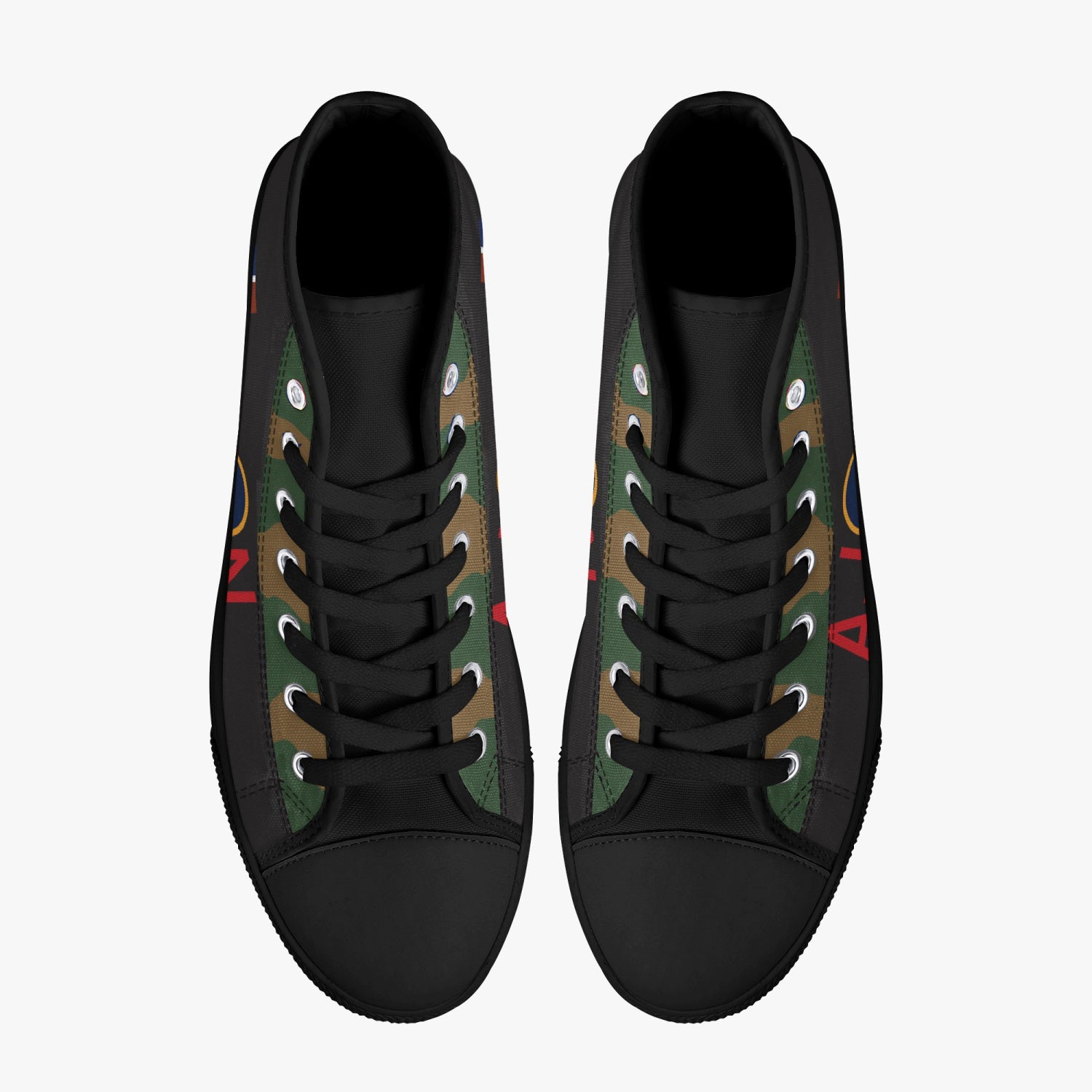 Lancaster "AJ-N"  High Top Canvas Shoes - I Love a Hangar