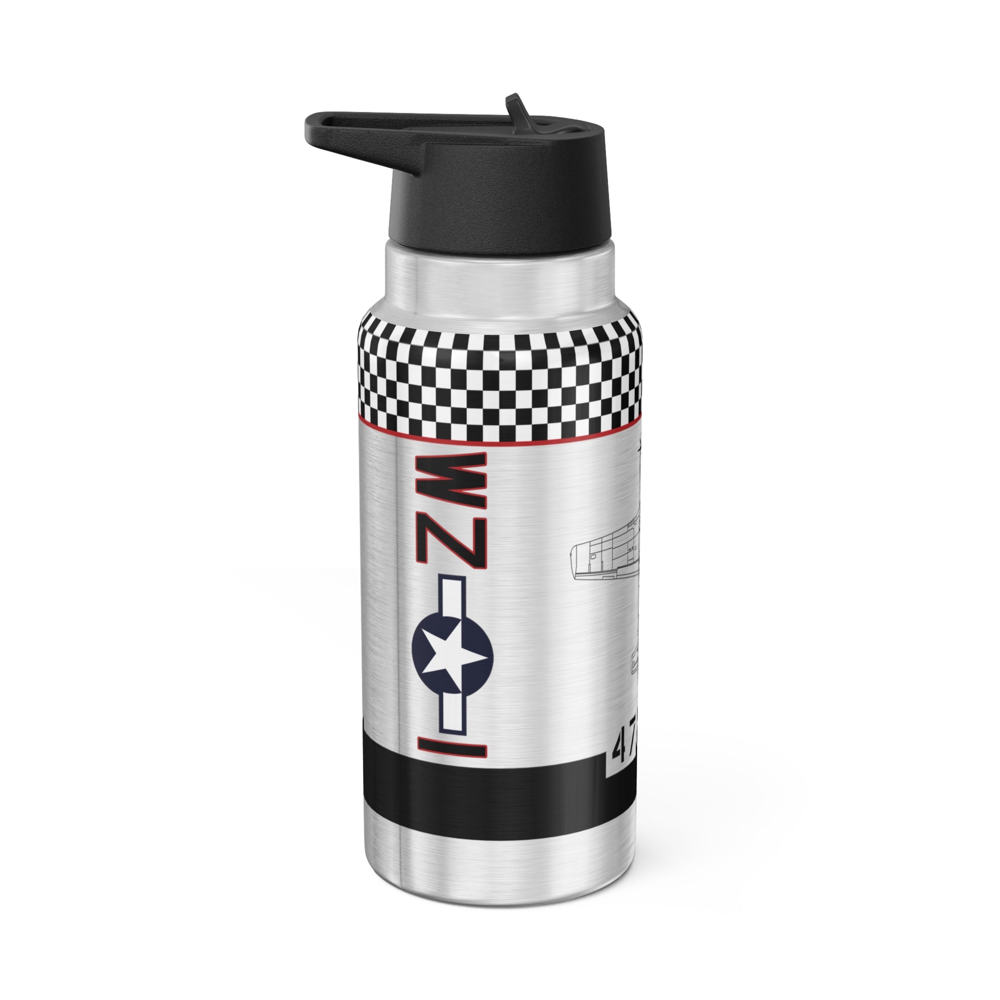 P-51 "Big Beautiful Doll" Inspired Tumbler, 32oz (950ml) - I Love a Hangar