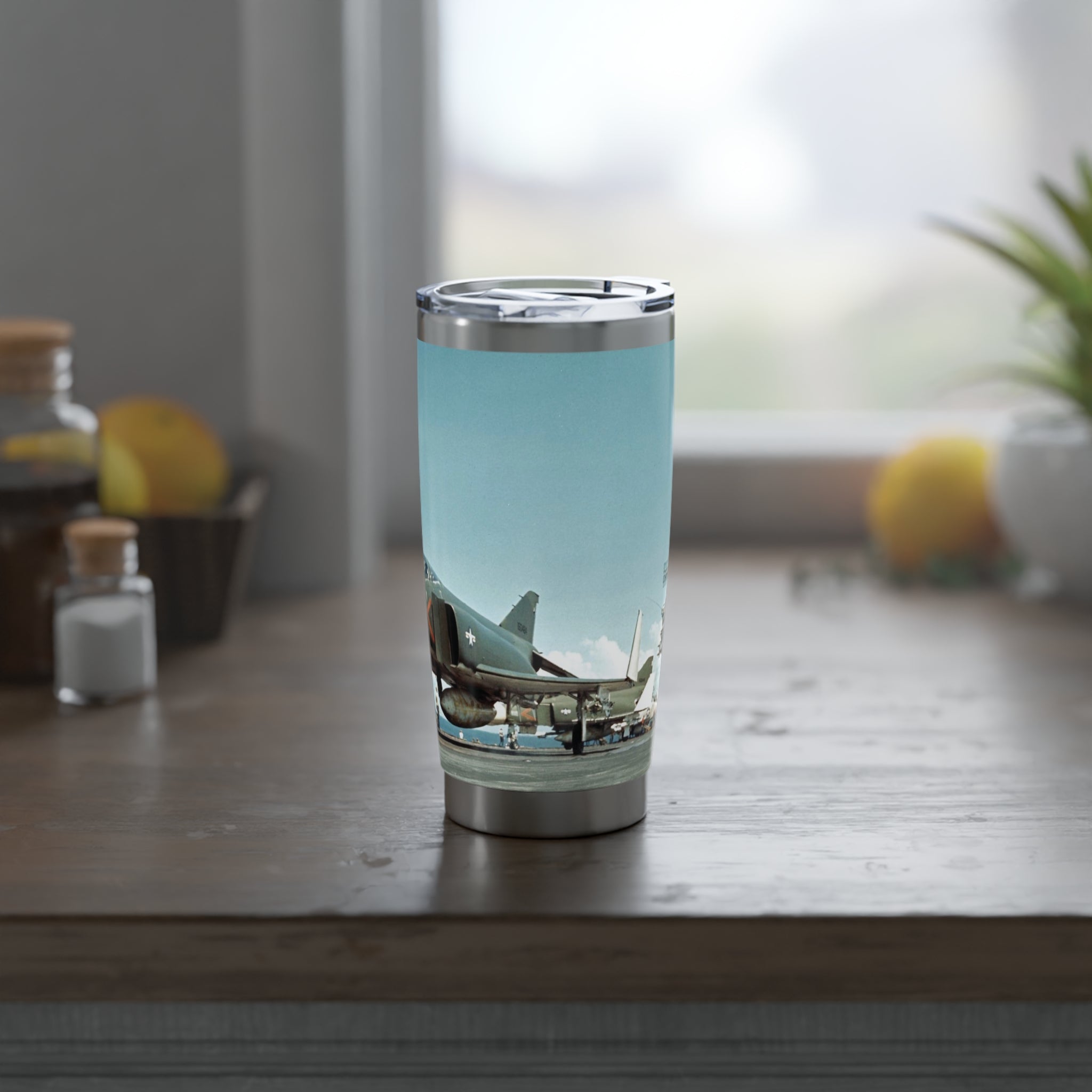 F-4G Phantom 20oz (590ml) Stainless Steel Tumbler - I Love a Hangar