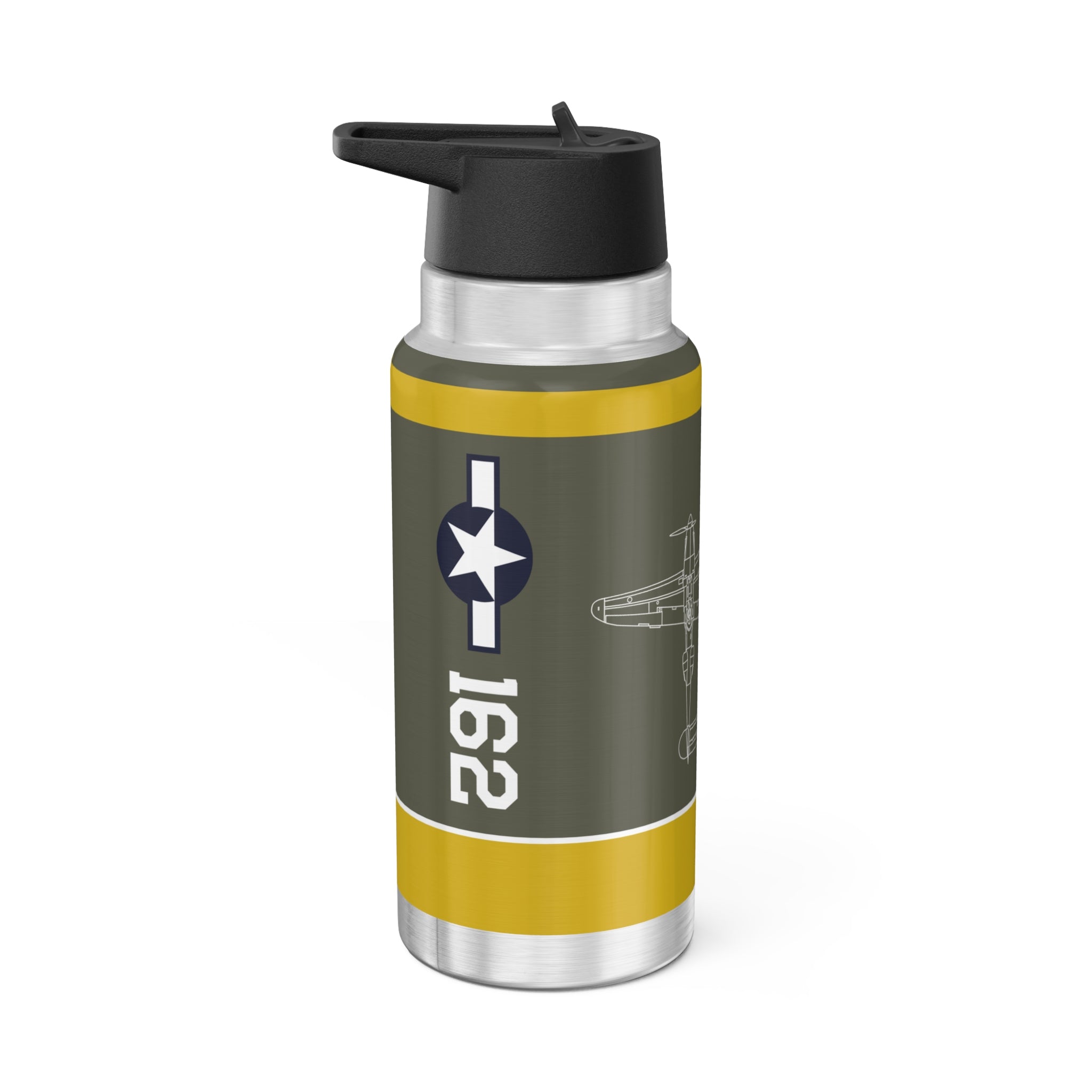 P-38 "Skidoo" Inspired Tumbler, 32oz (950ml) - I Love a Hangar