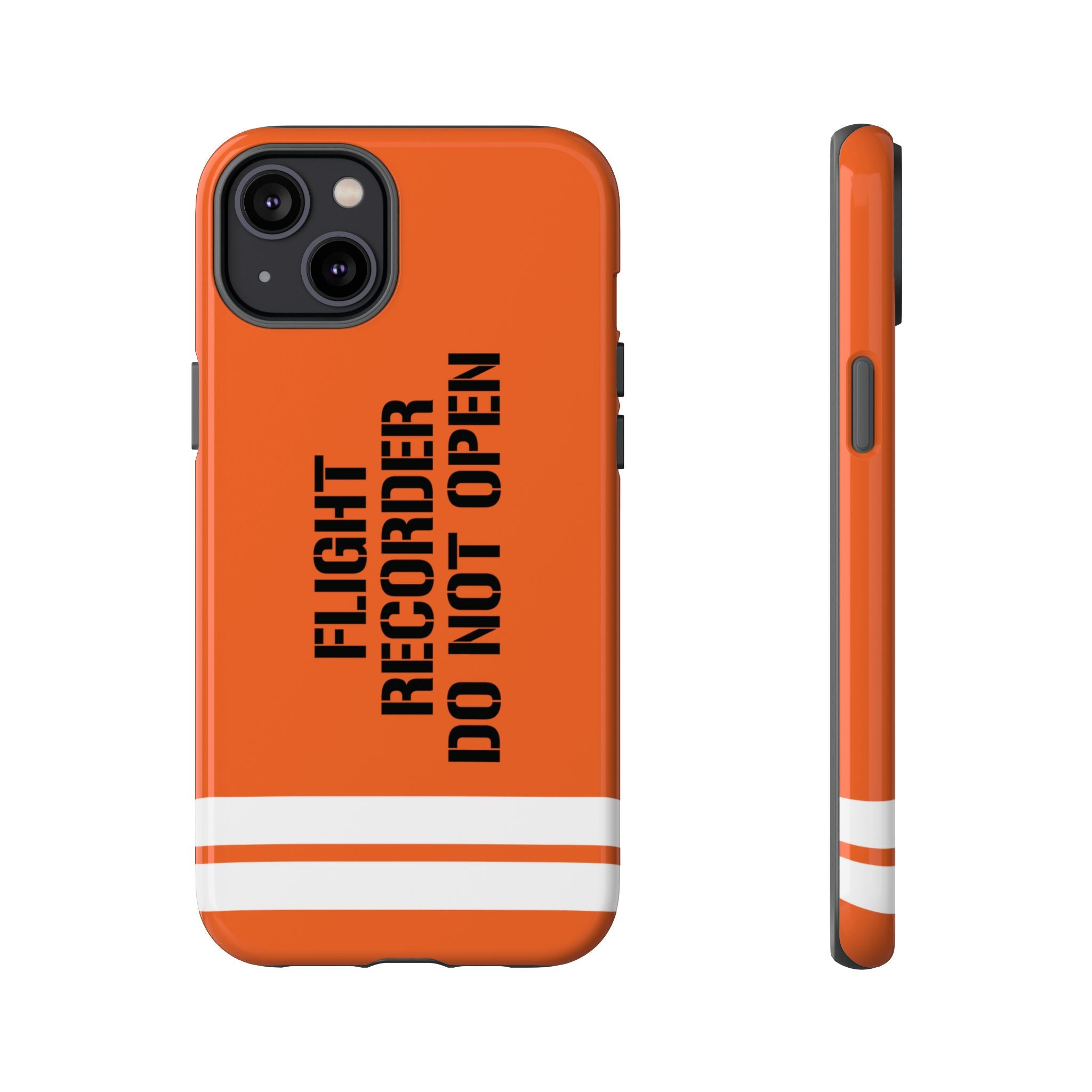 Flight Data Recorder Style Tough Phone Cases for iPhone