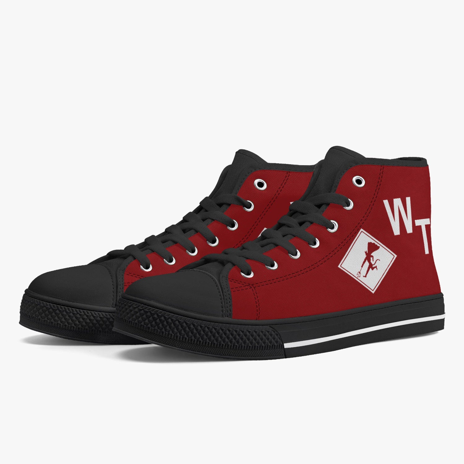 VMFA-232 "Red Devils" High Top Canvas Shoes - I Love a Hangar