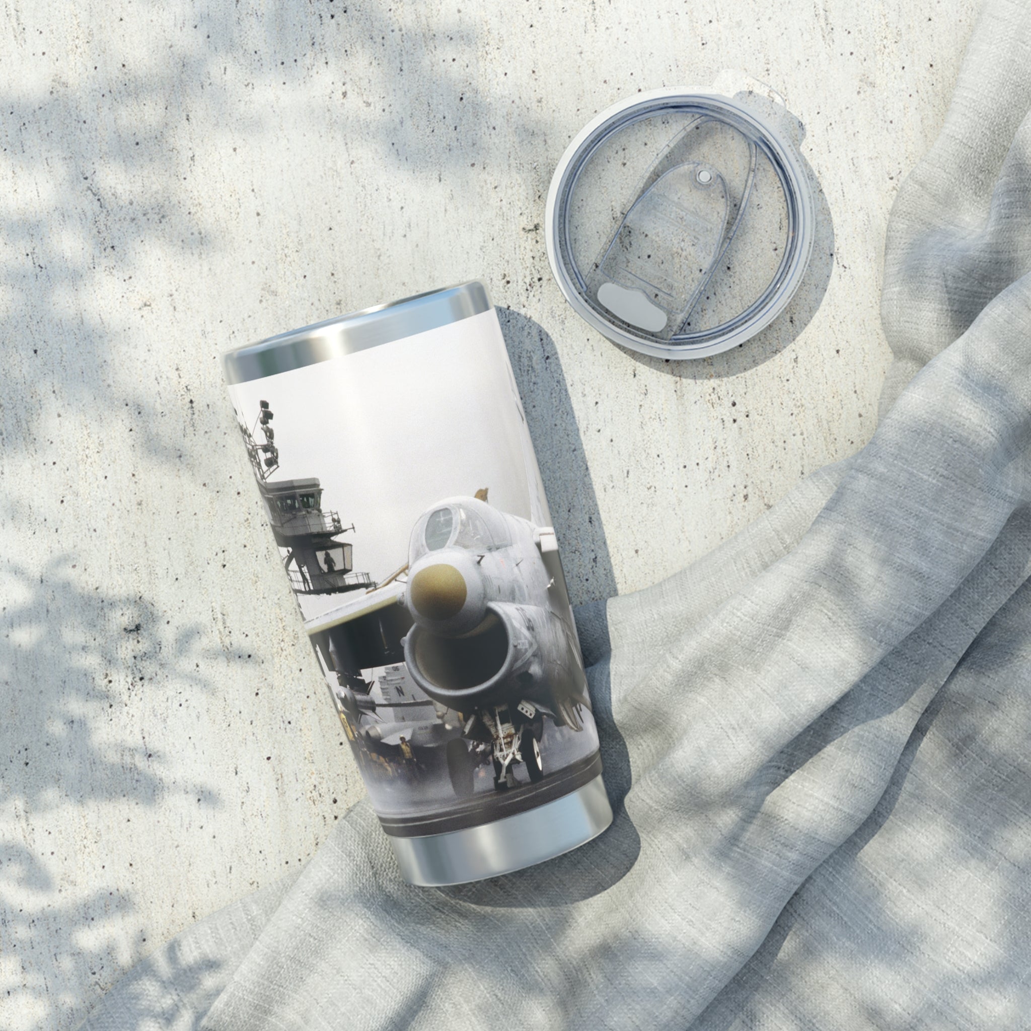 A-7 Corsair 20oz (590ml) Stainless Steel Tumbler - I Love a Hangar