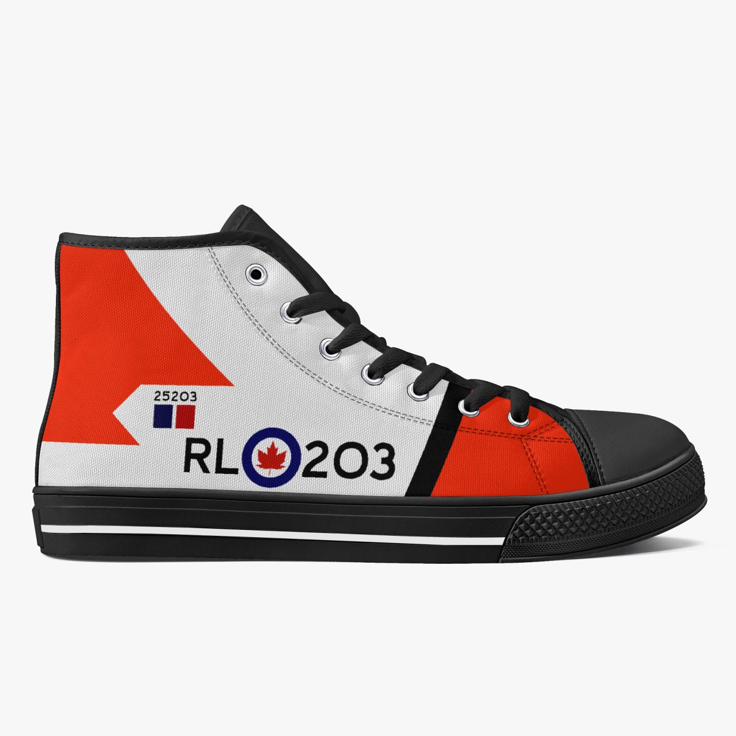 CF-105 "Arrow" (RL-203) High Top Canvas Shoes - I Love a Hangar