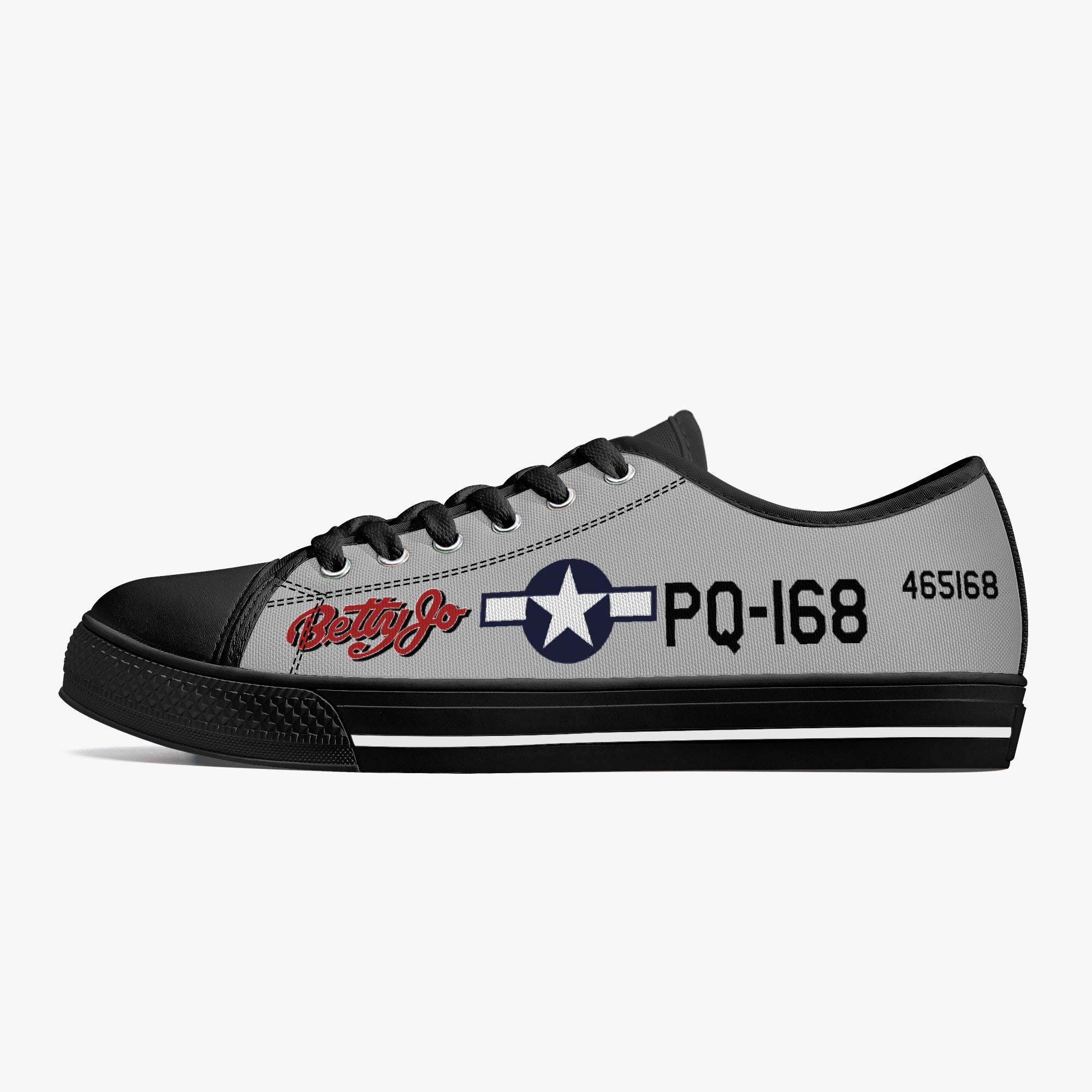 F-82 "Betty Jo" Low Top Canvas Shoes - I Love a Hangar